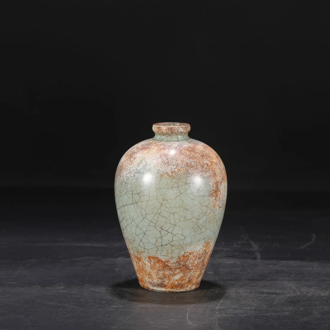 A Exquisite Ru yao Sky Blue Glazed Vase