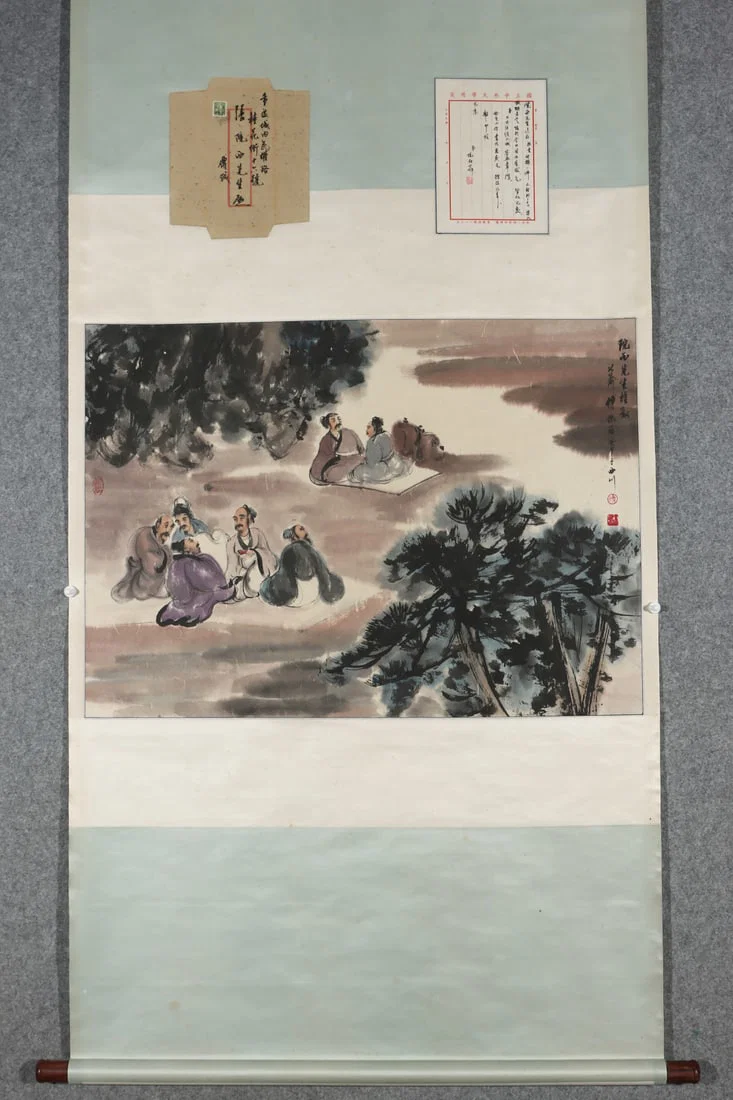 A figure painting by Fu Baoshi