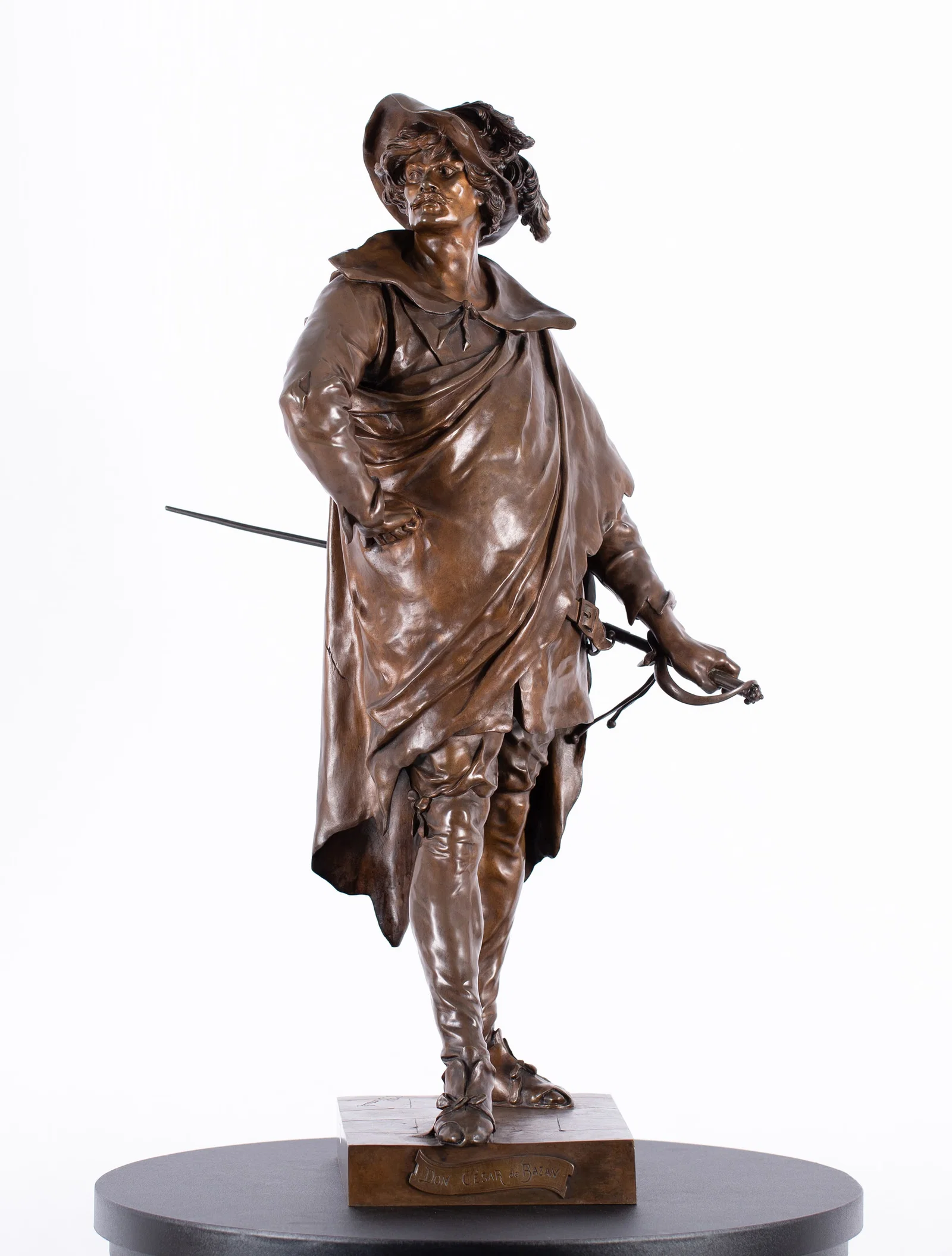 A French Bronze Figural Decorative Sculpture