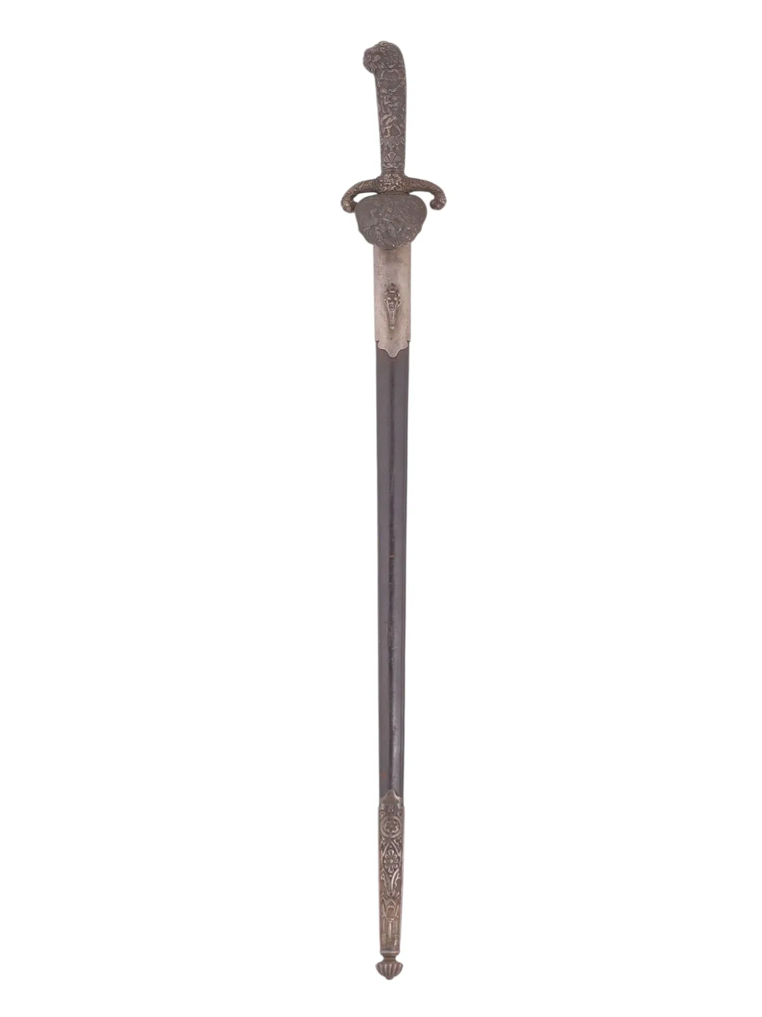 A FRENCH COULAUX & CIE KLINGENTHAL HUNTING DAGGER, MID 19TH CENTURY
