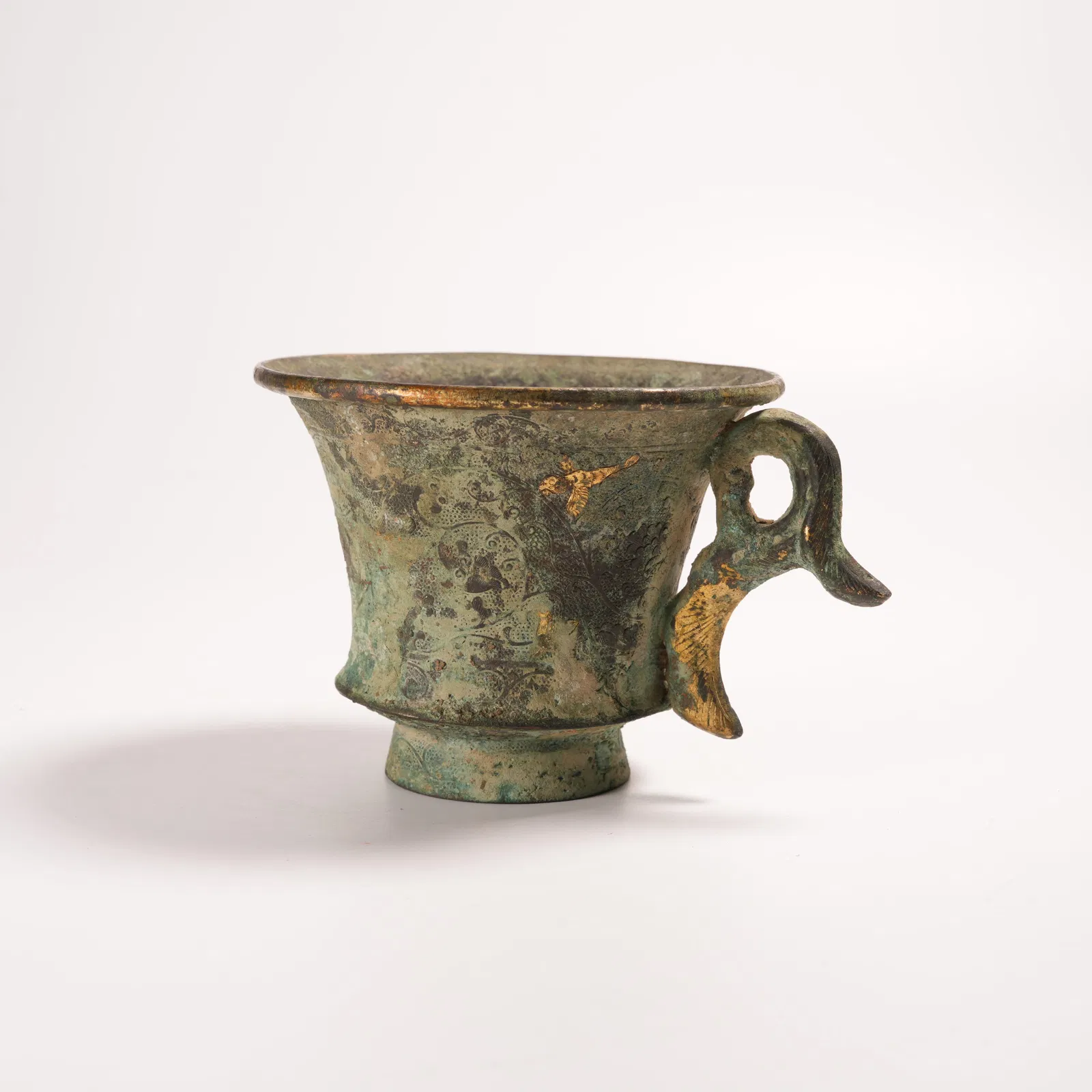 A GILDED SILVER CUP