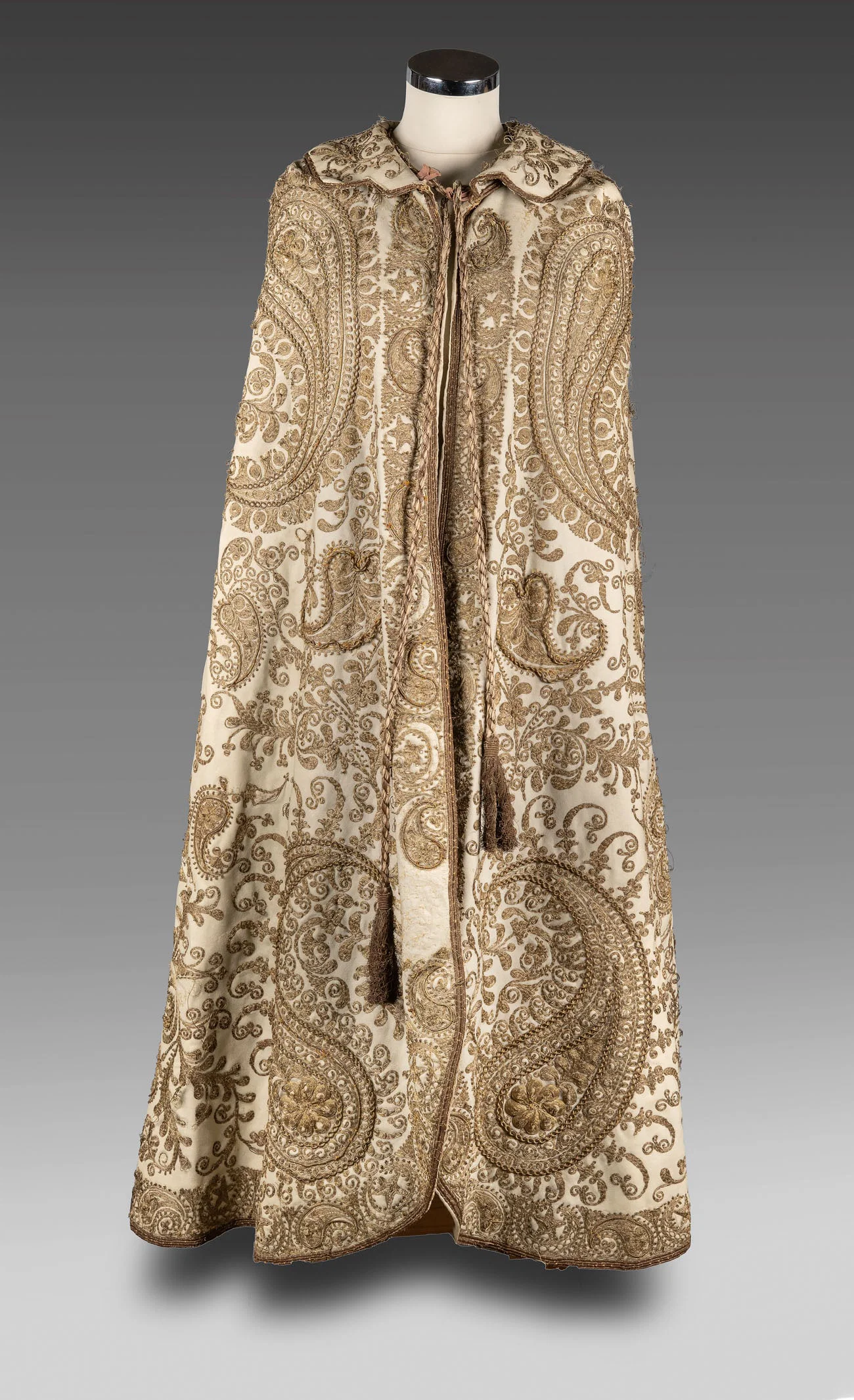 A Gilt Embroidered Ottoman Robe, ca 1900