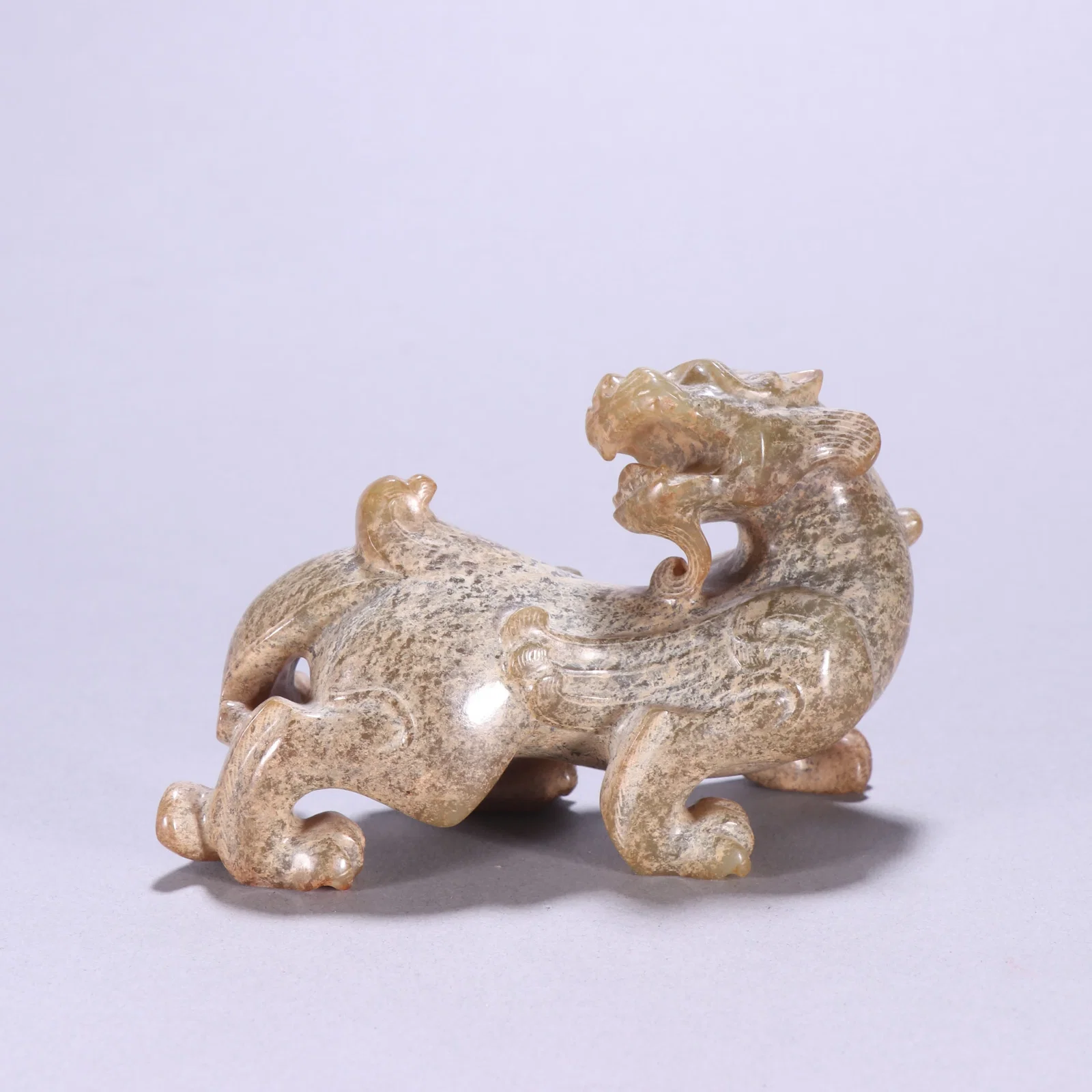 A Han Dynasty ancient jade beast