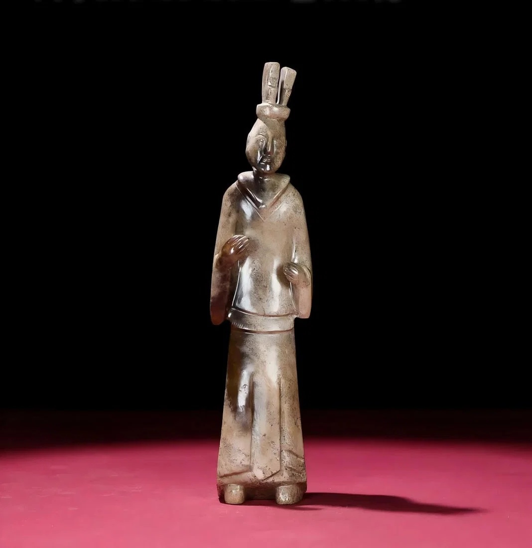 A Han Dynasty jade nobleman