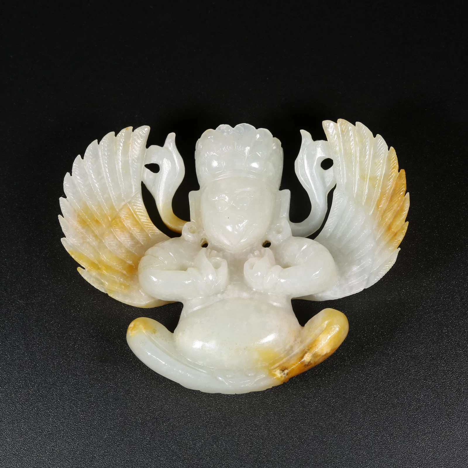 A HETIAN JADE GARUDA