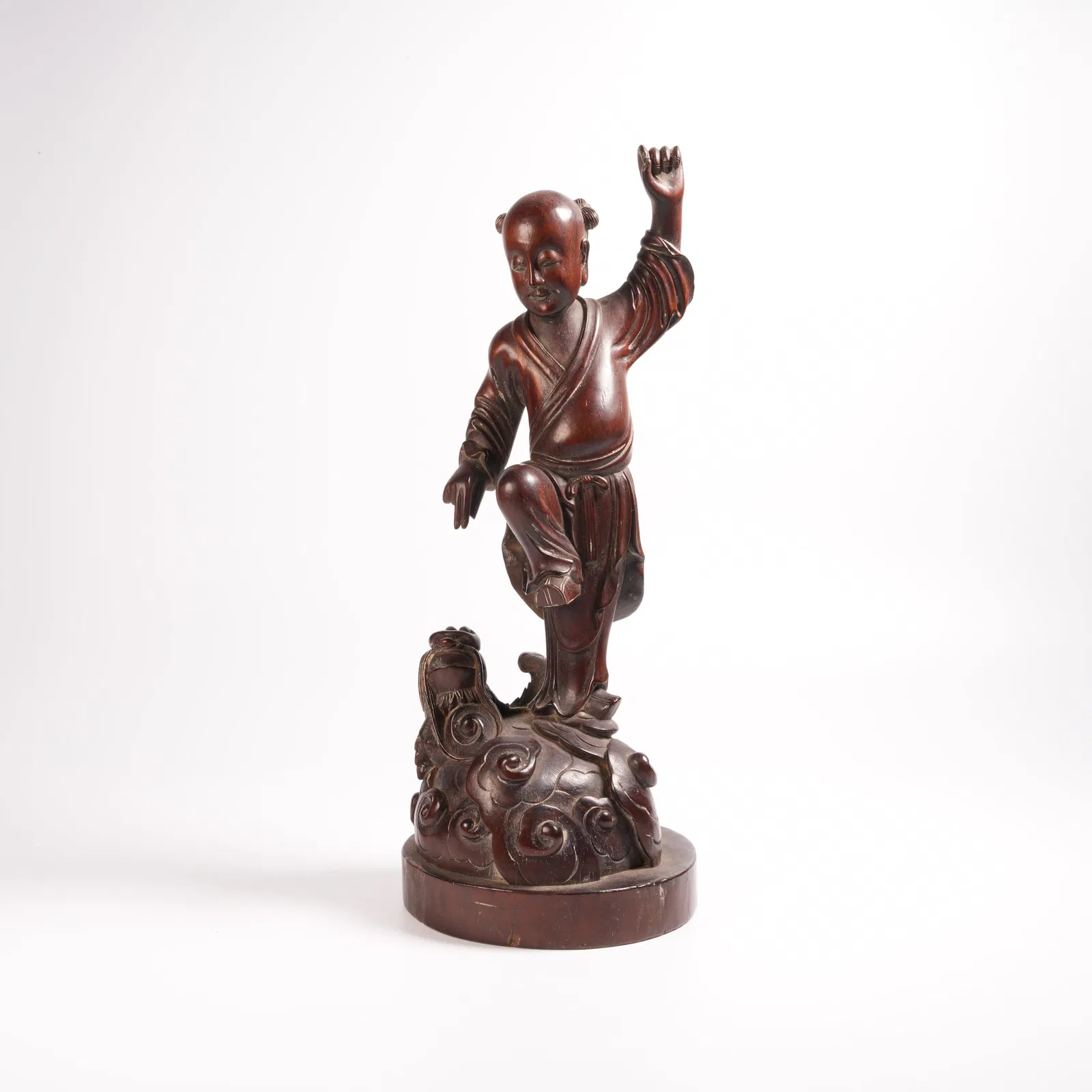 A HUANGHUALI FIGURE FIGURINE