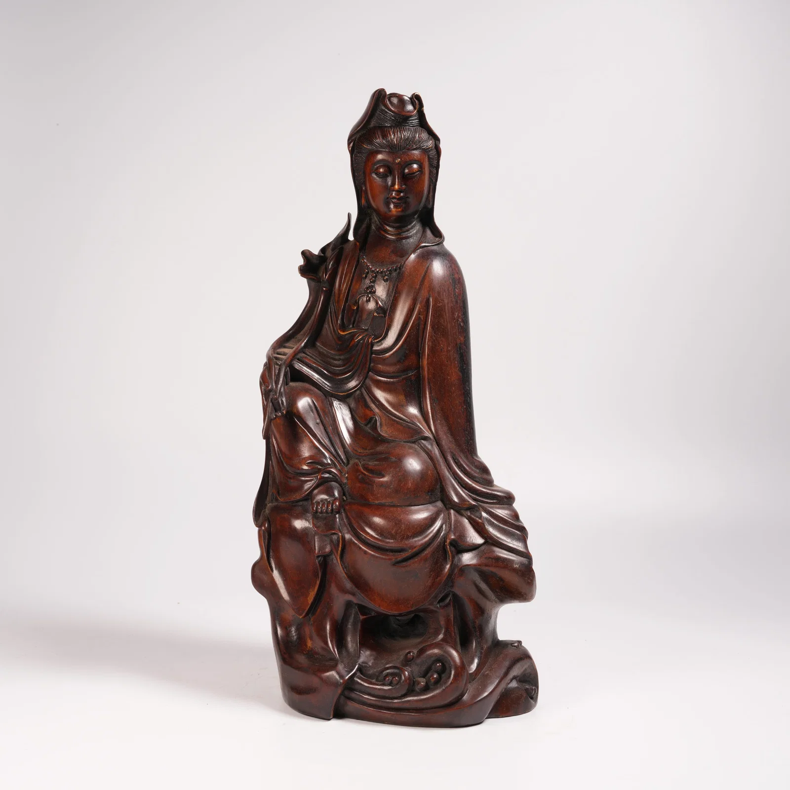 A HUANGHUALI GUANYIN STATUE