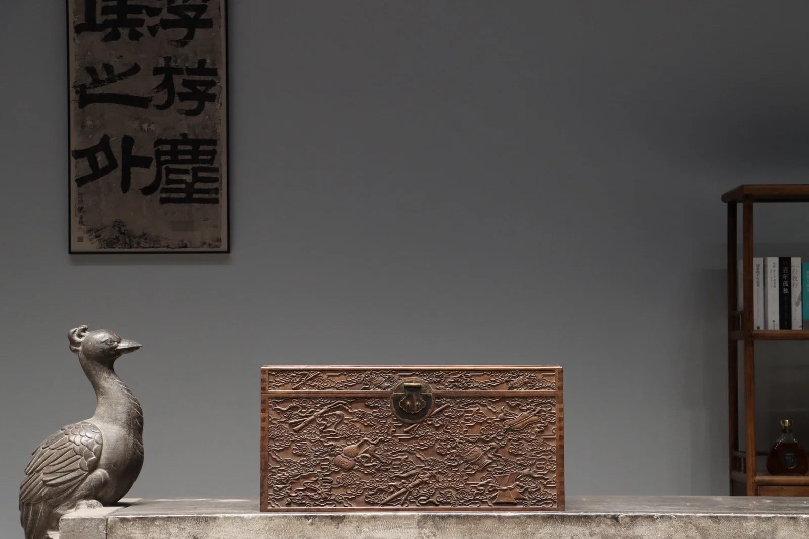 A HUANGHUALI LARGE OFFICIAL'S CHEST