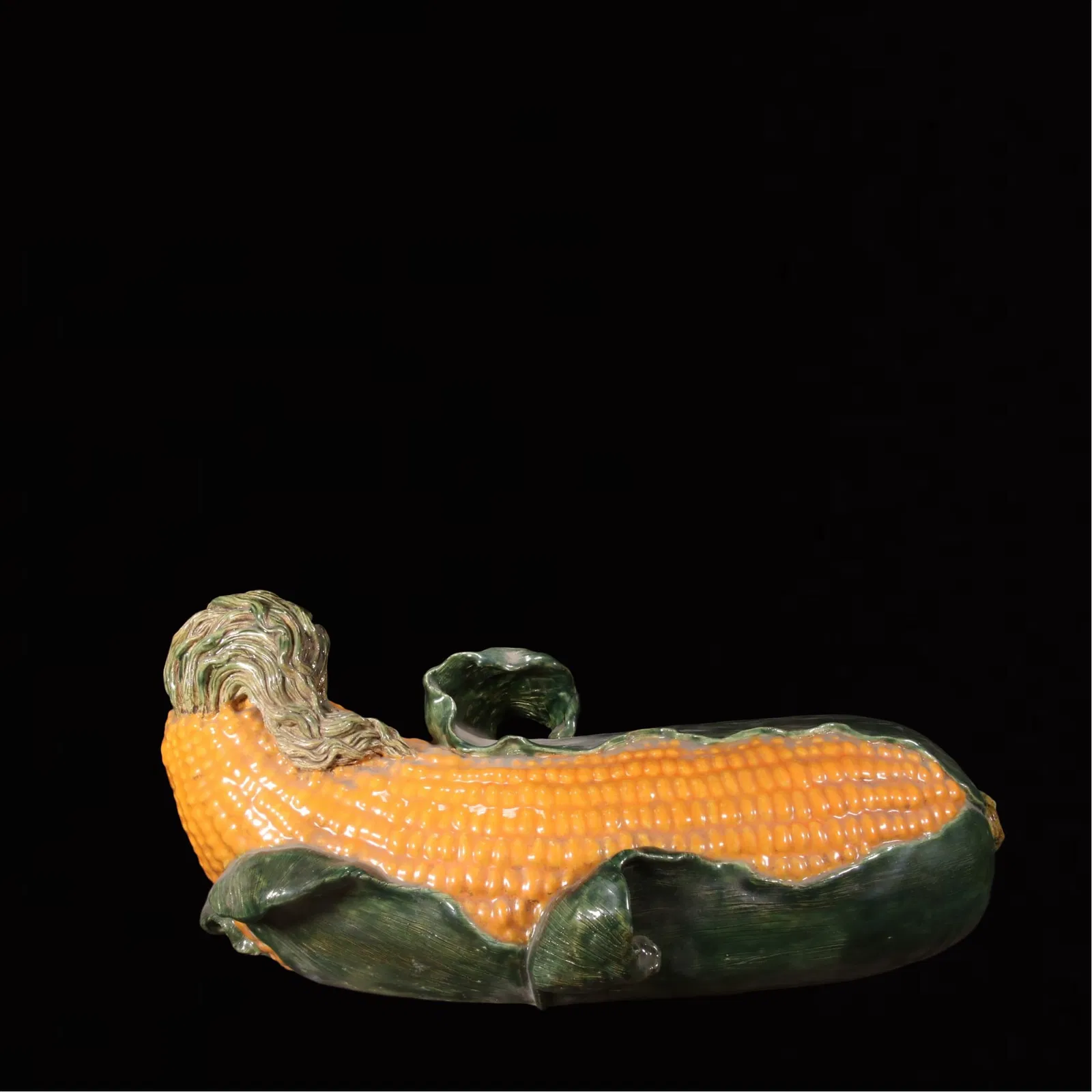A Huge Shiwan yao Corn Ornament
