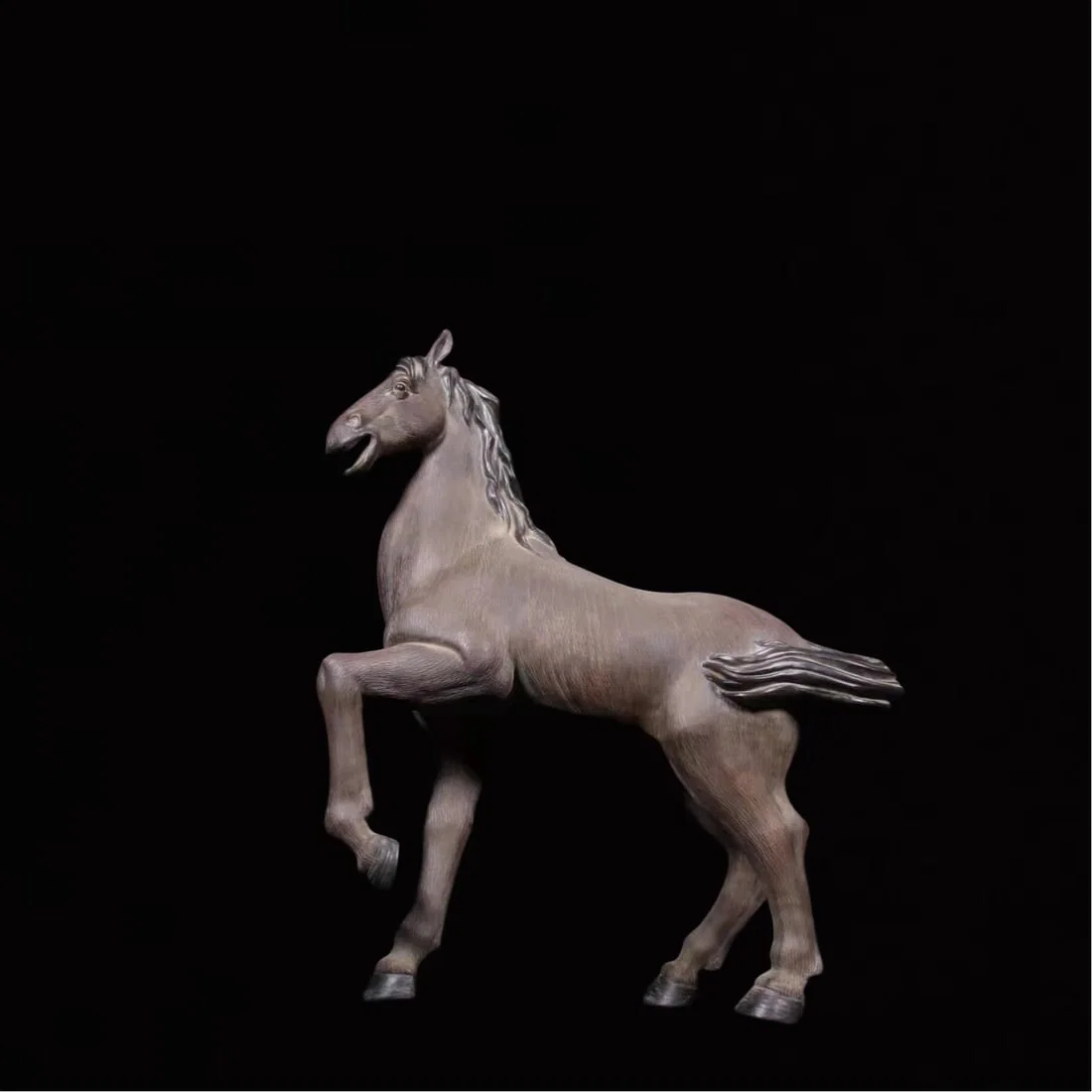 A Huge Shiwan yao Horse Ornament