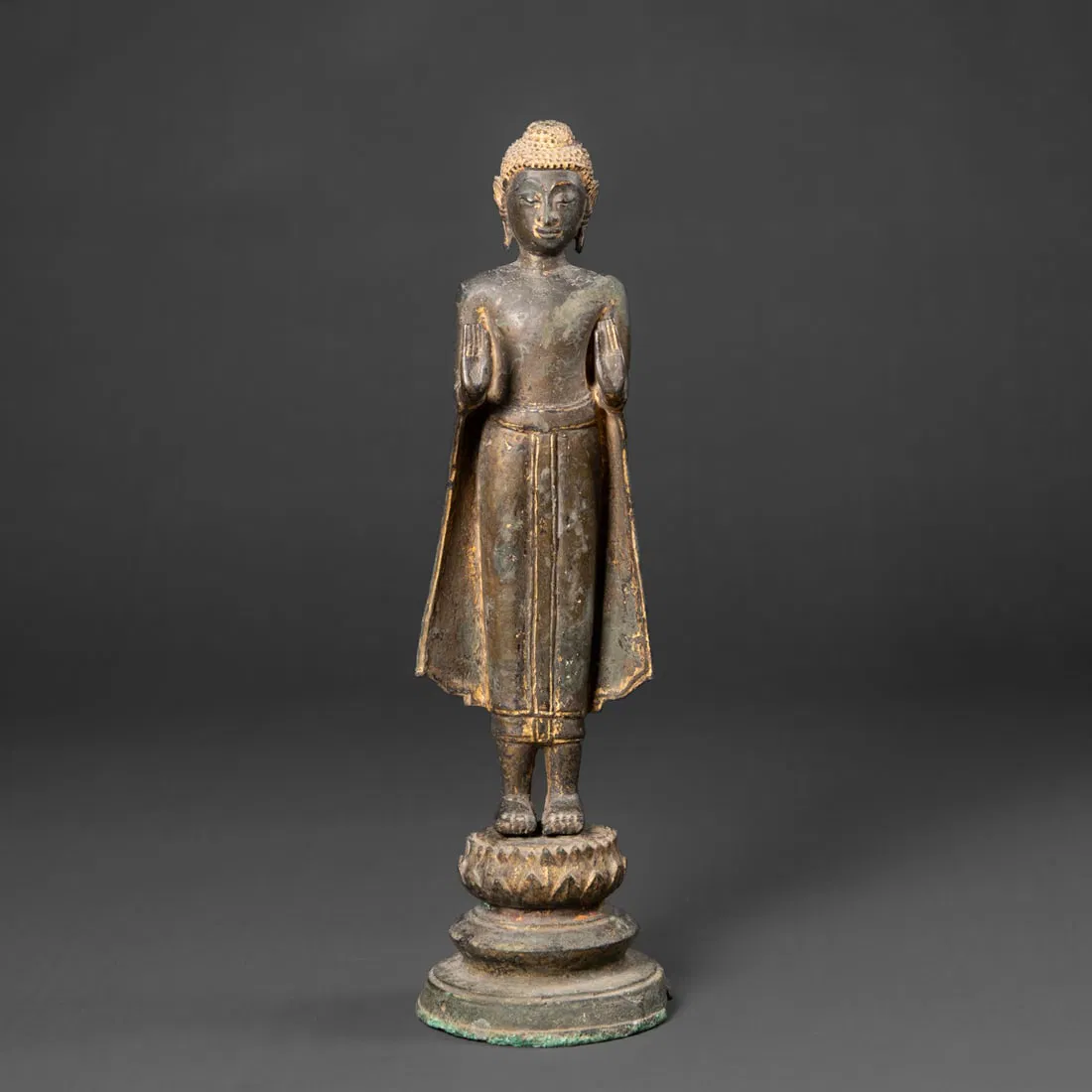 A Japanese bronze Buddha