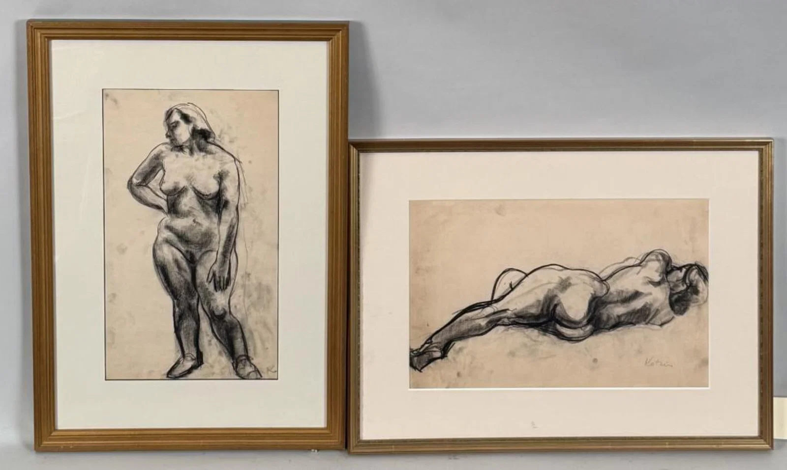 A. Kotin, Two Nude Drawings