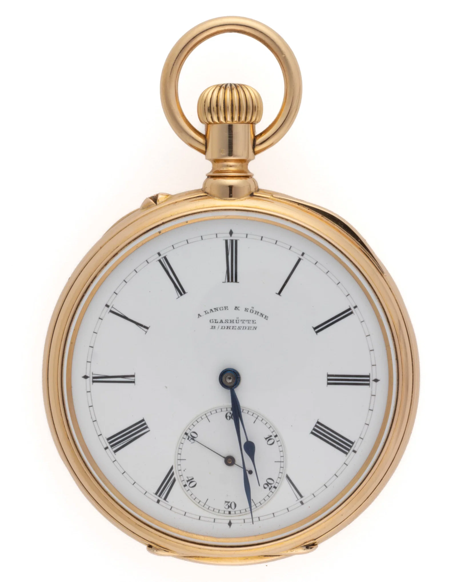 A. LANGE & SOHNE GLASHUTTE 18K YELLOW GOLD-CASED POCKET WATCH