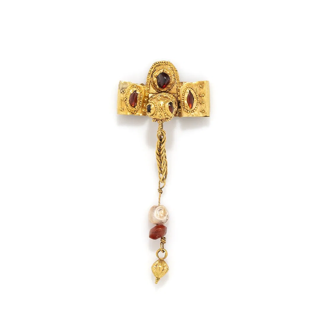 A Late Roman or Early Byzantine Gold and Garnet Ornament in the Form of a Bird
