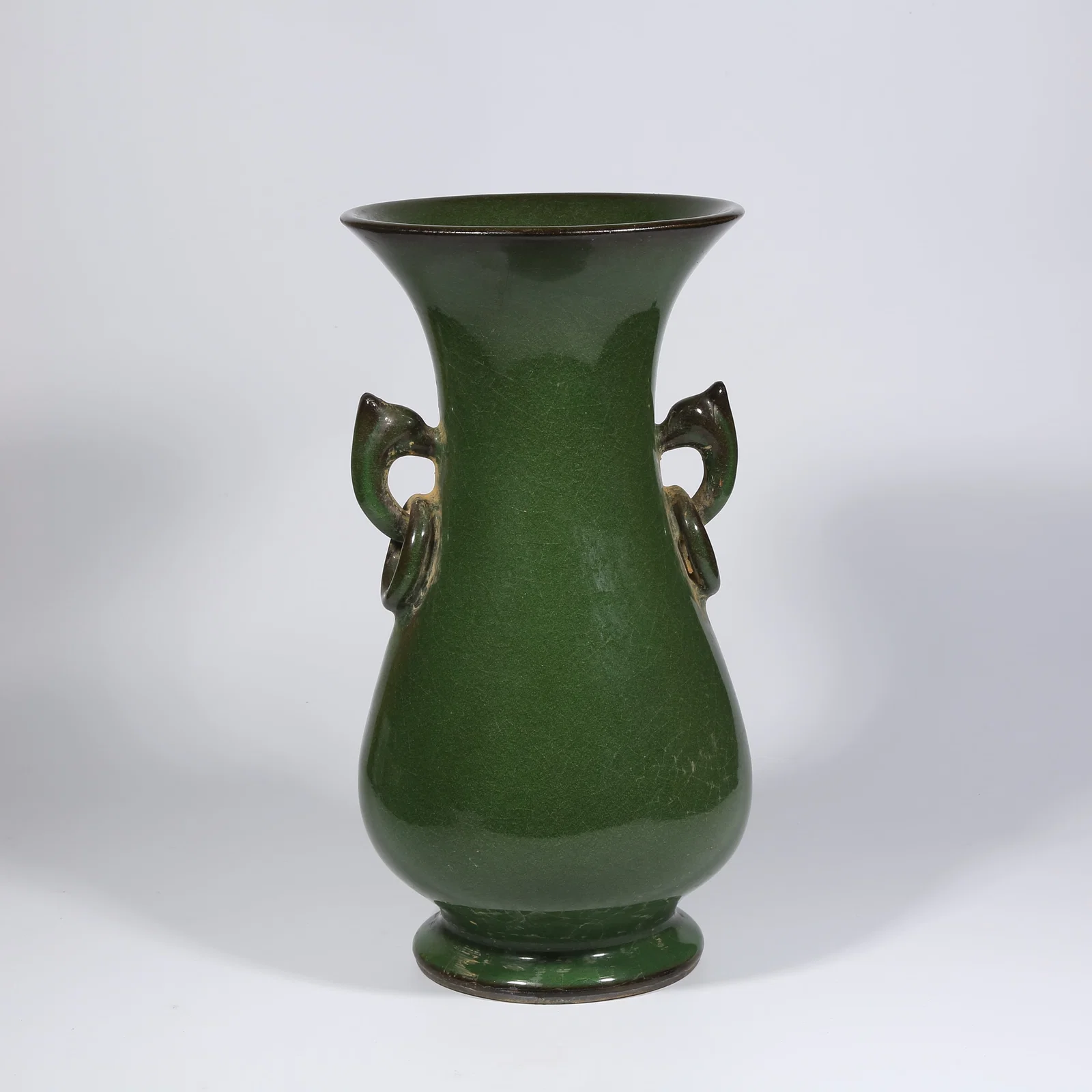 A LONGQUAN KILN DOUBLE-HANDLED ZUN