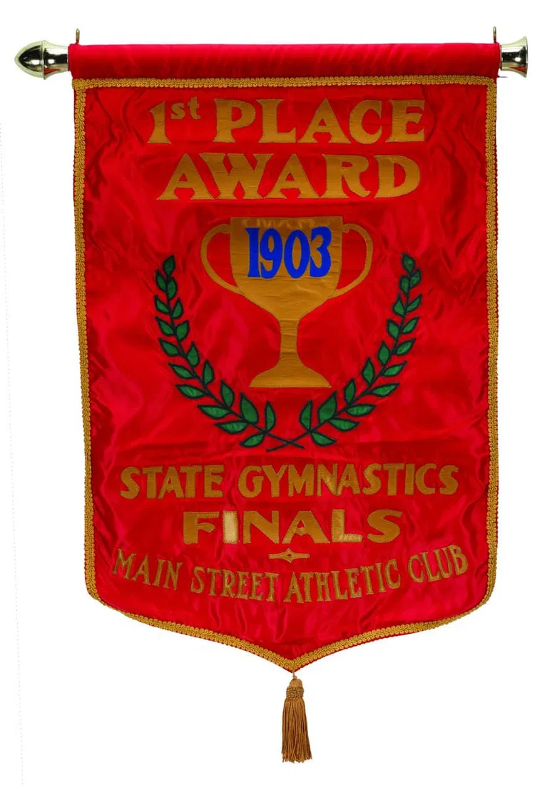 A Main Street Athletic Club Banner.