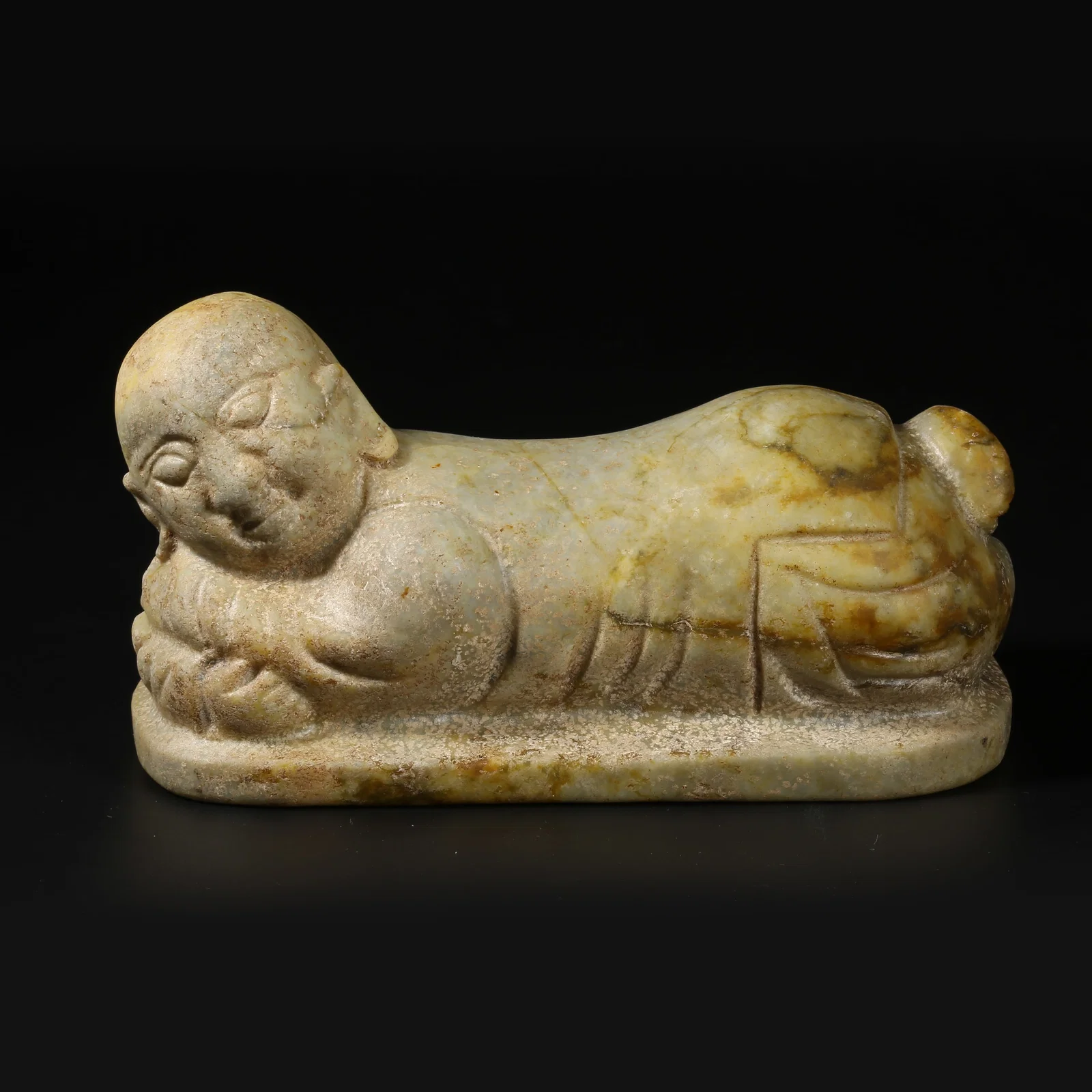 A MIDDLE-PERIOD JADE PILLOW