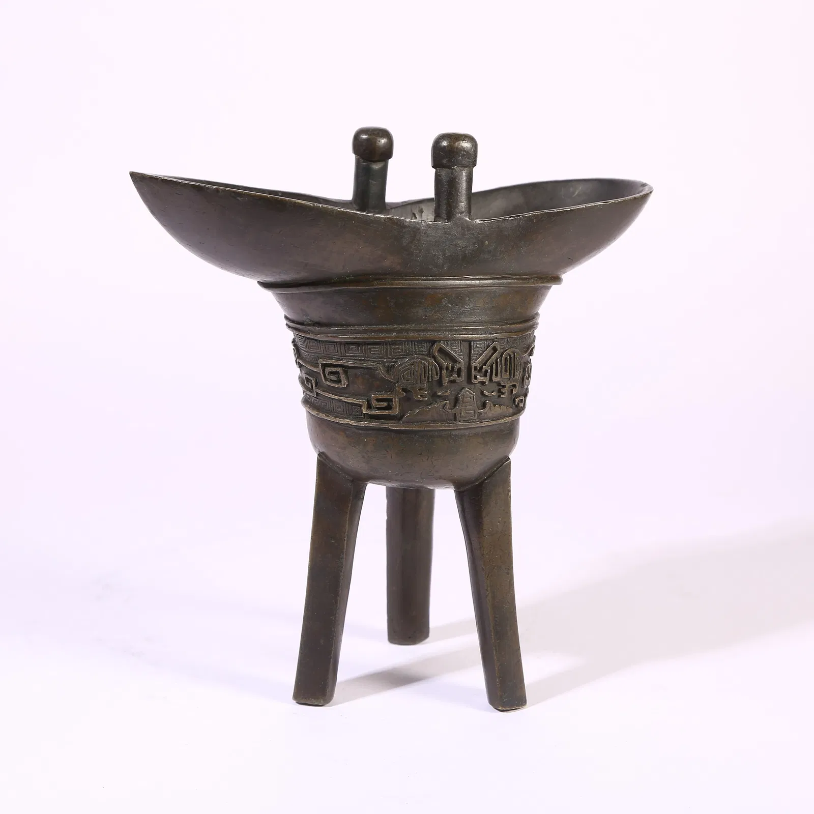 A OFFICIAL-RANK BRONZE WINE CUP
