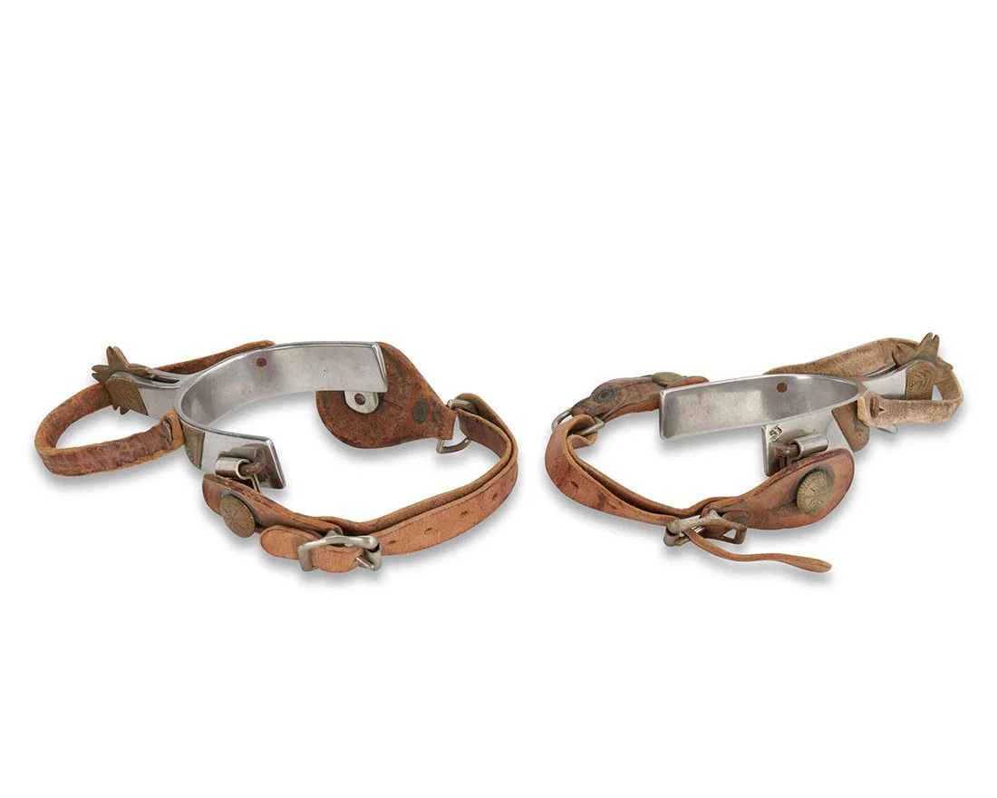 A pair of Crockett spurs