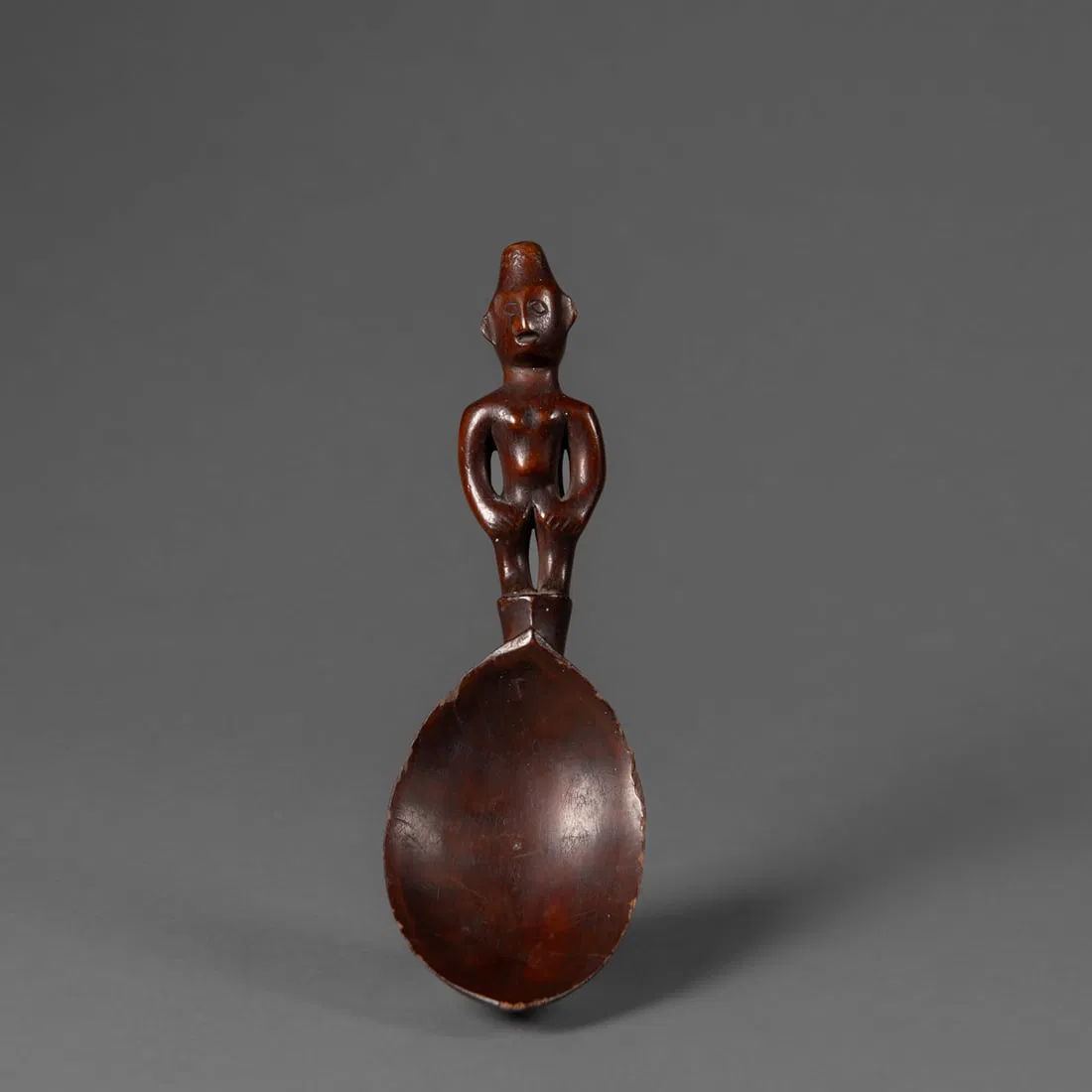 A Philippines carved wood spoon