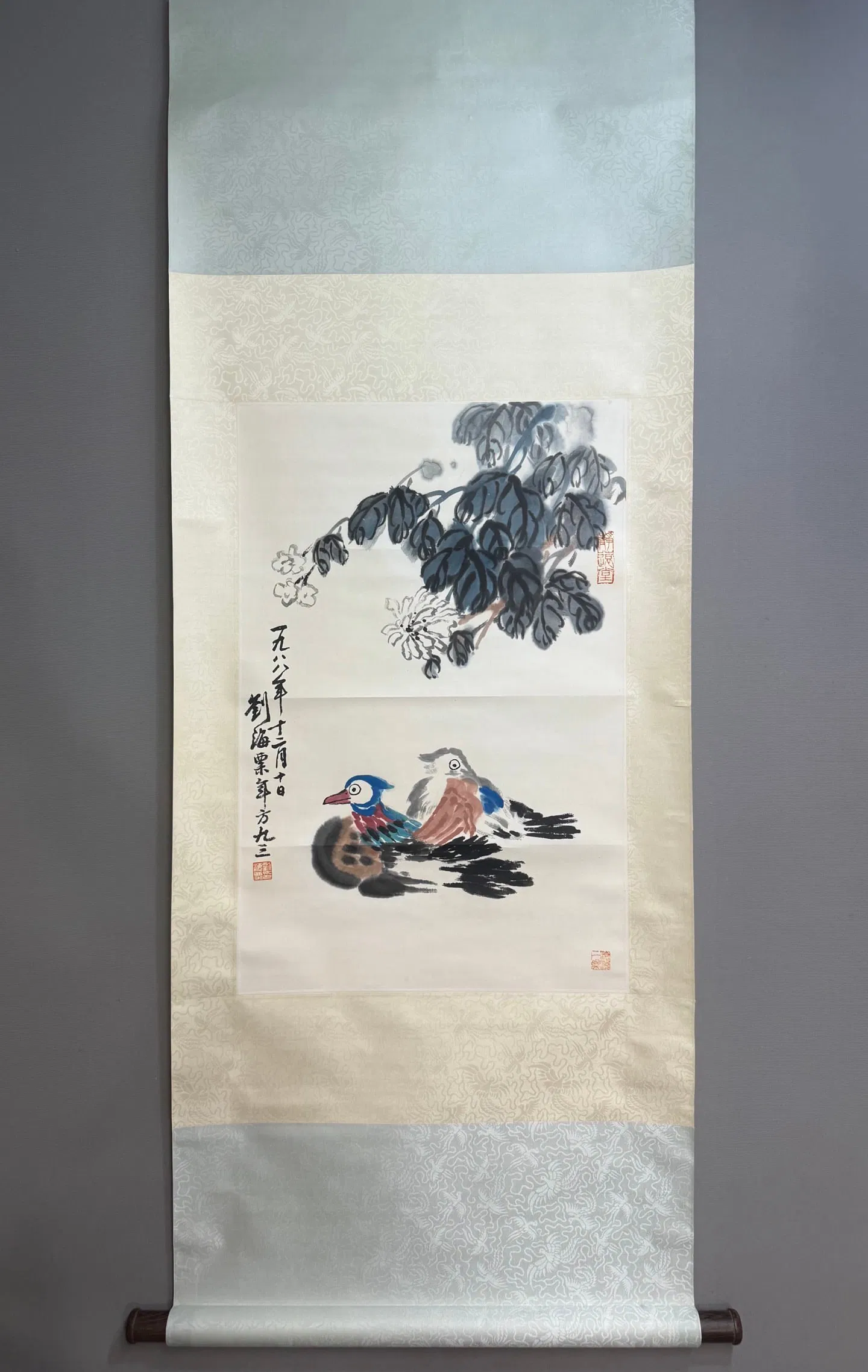 A picture of flowers and birds of Liu Haisu