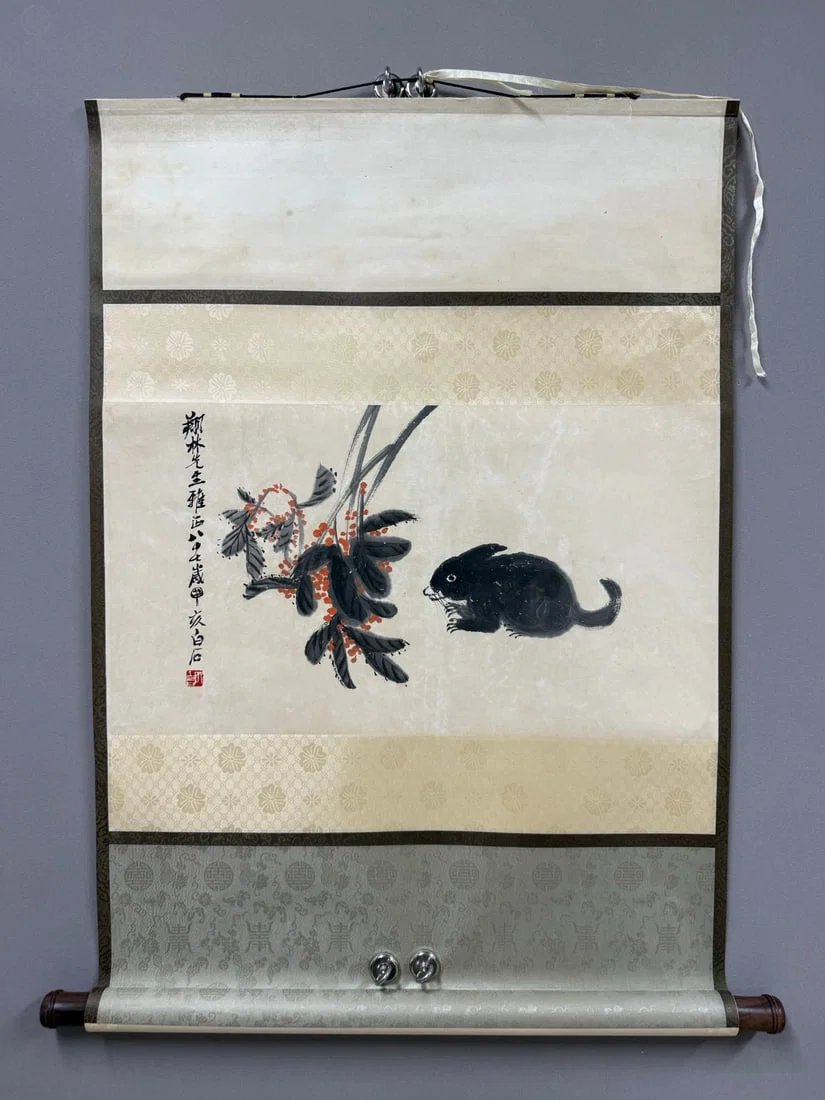 A picture of Qi Baishi's flowers and birds