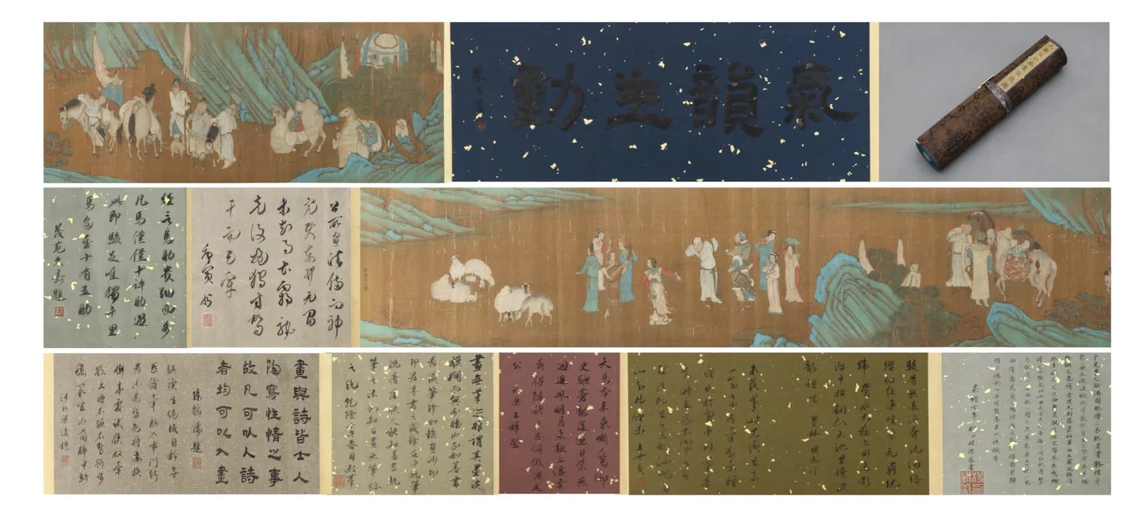 A picture of Ren Renfa's silk character story in the Yuan Dynasty
