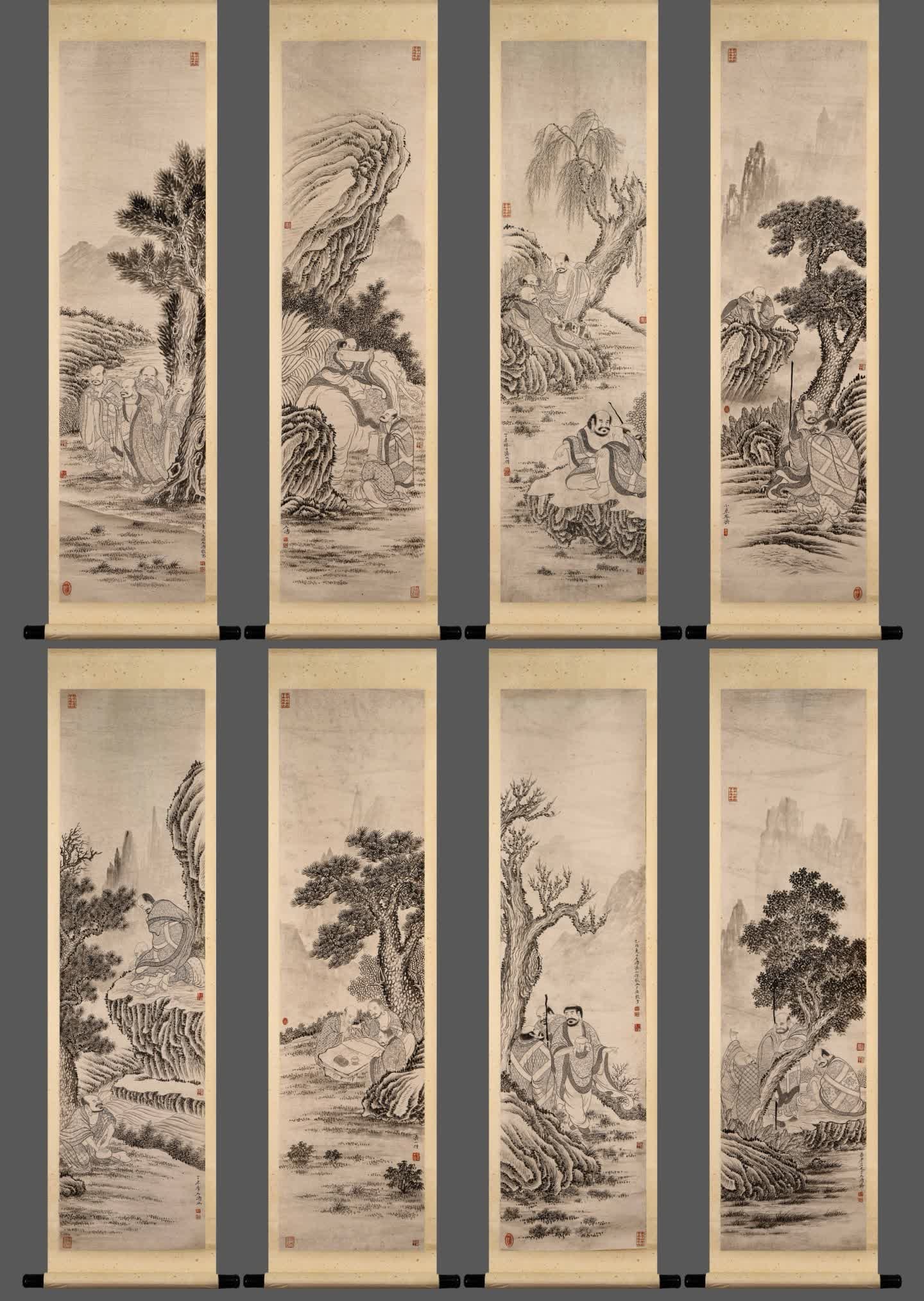 A picture of Shi Tao's Guangjiao Temple Arhat