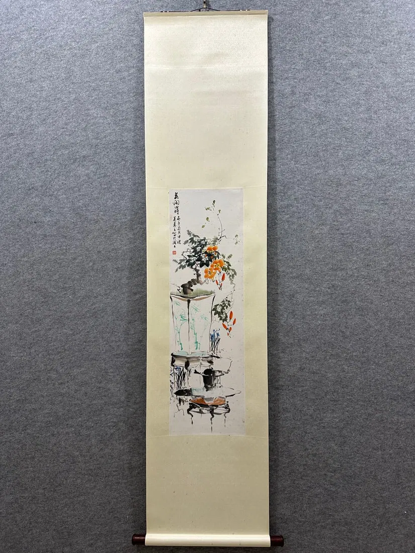 A picture of Wu Fuzhi's flowers