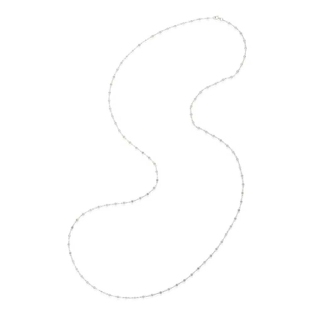 A PLATINUM AND DIAMOND CHAIN