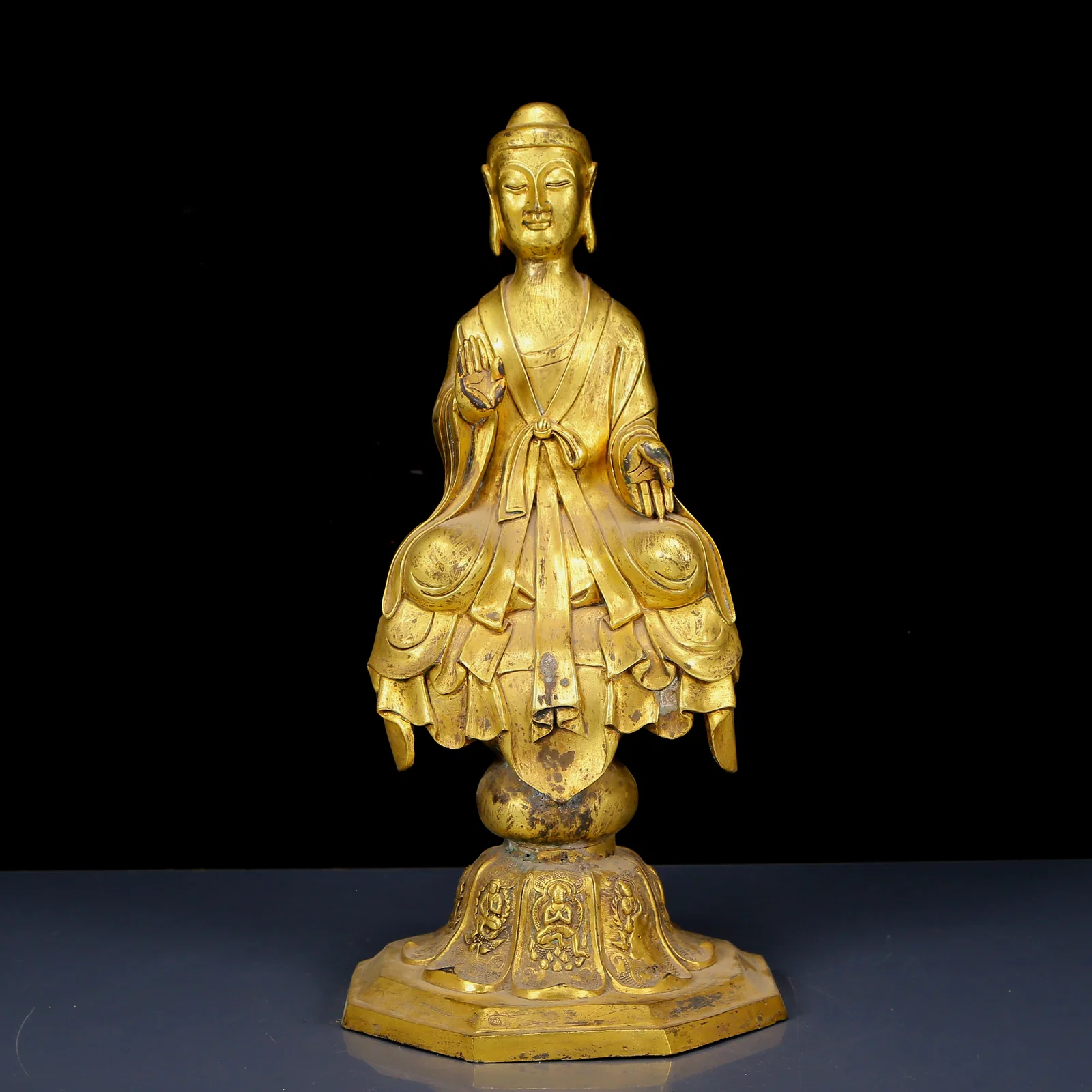 A Rare Gilt Bronze ?
