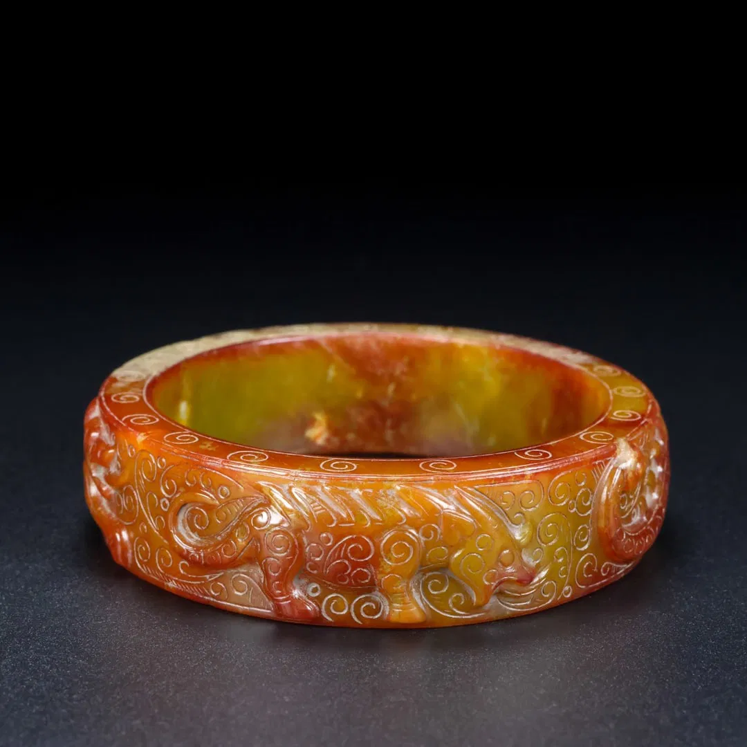 A Rare Hetian Jade Bracelets