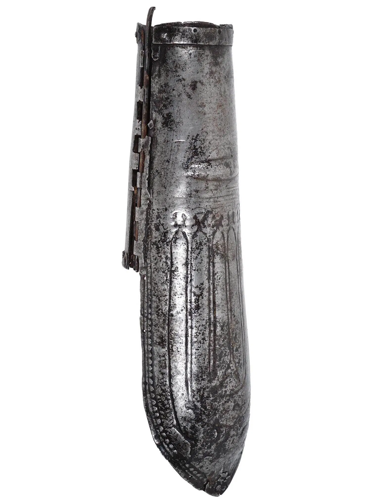 A RARE INDIAN BAZUBAND ARM GUARD, 18TH CENTURY