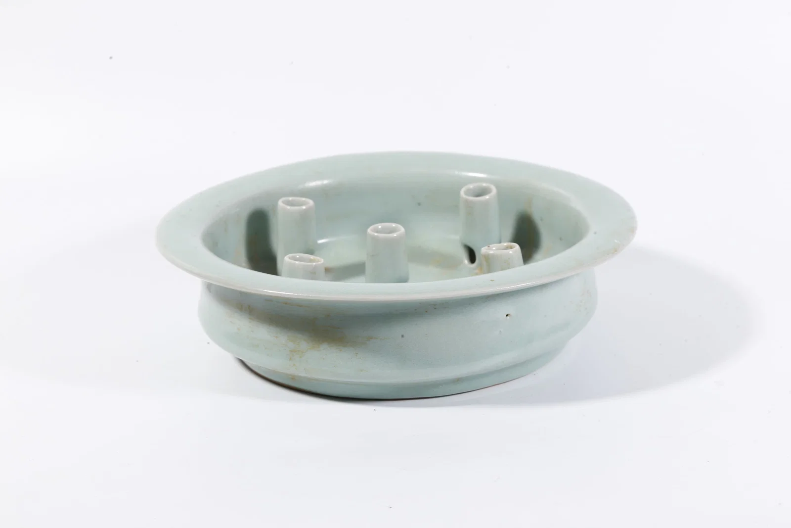 A RU WARE FIVE-TUBE BRUSH WASHER