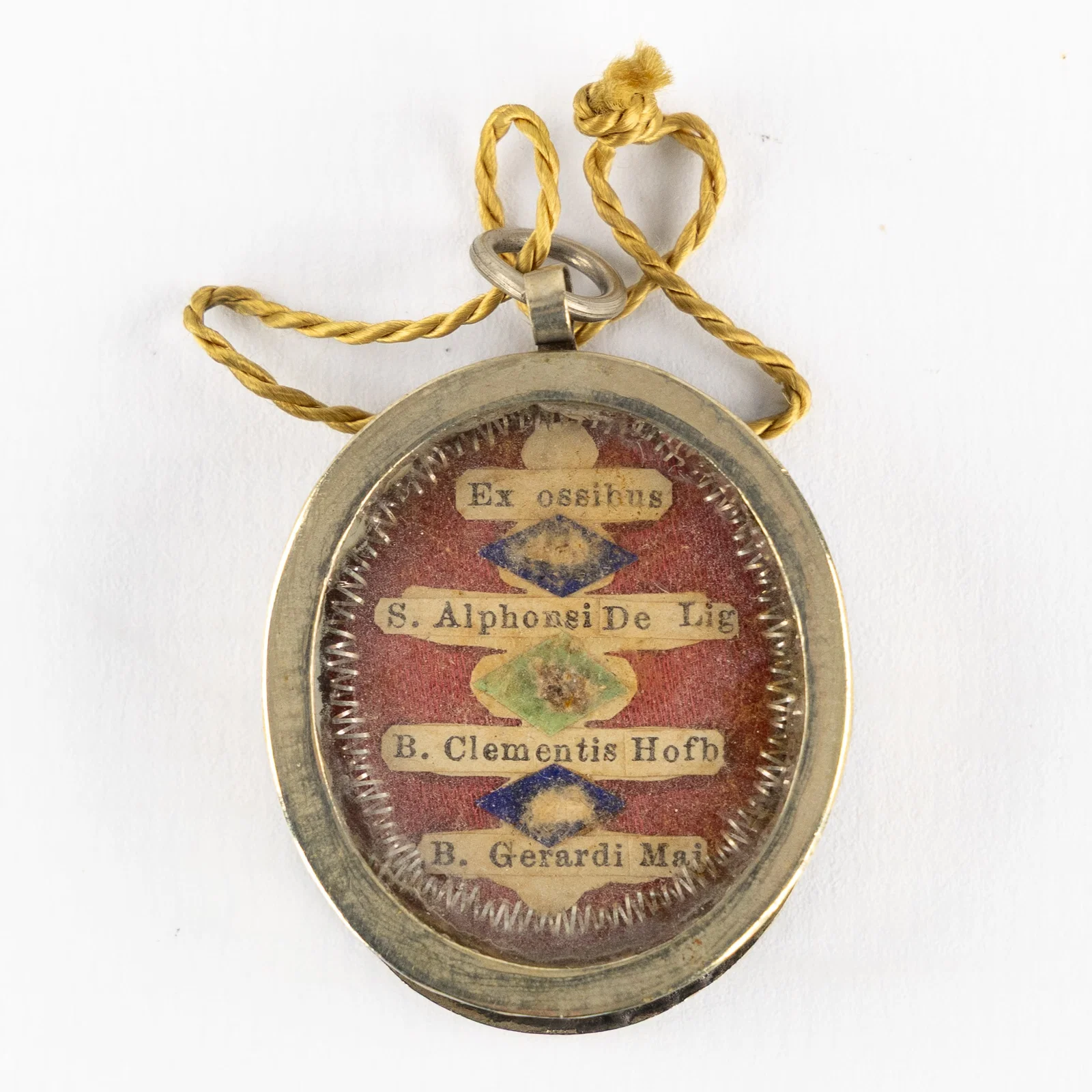 A Sealed multi-theca with Relics for Alphonsus Liguori, Clement Hofbauer, and Gerard Majella,