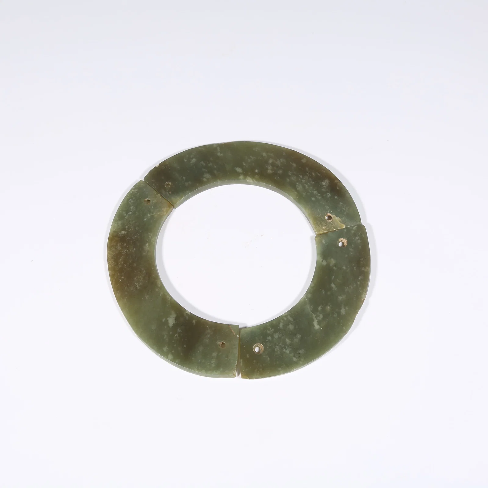 A SET OF ANCIENT JADE BI DISKS