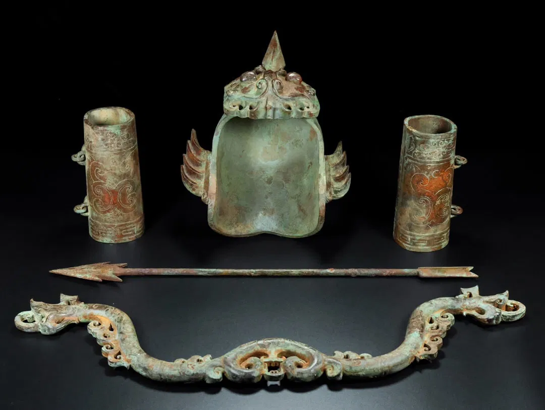 A set of Rare Hetian Jade Armor