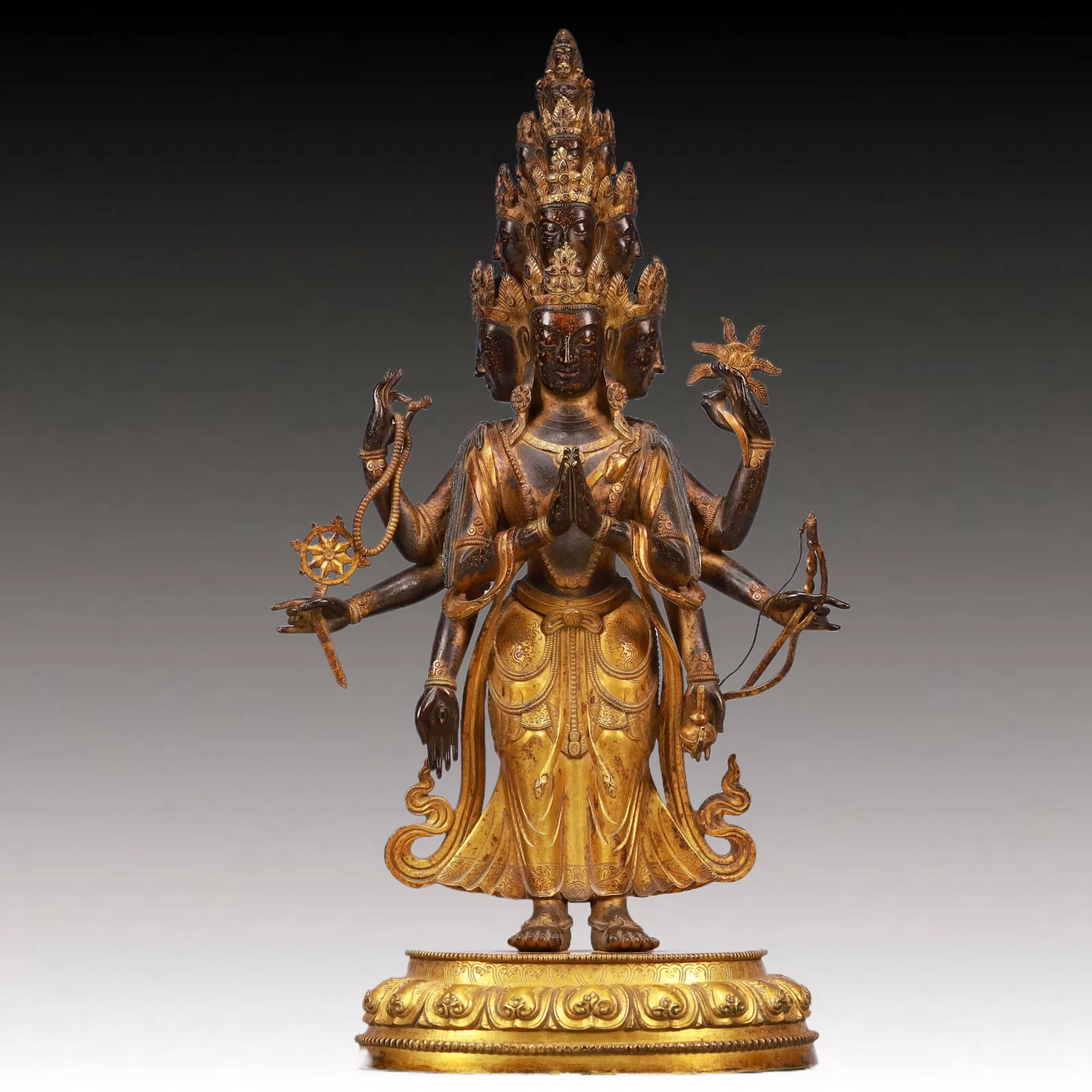 A Solemn A Rare Buddha Statue