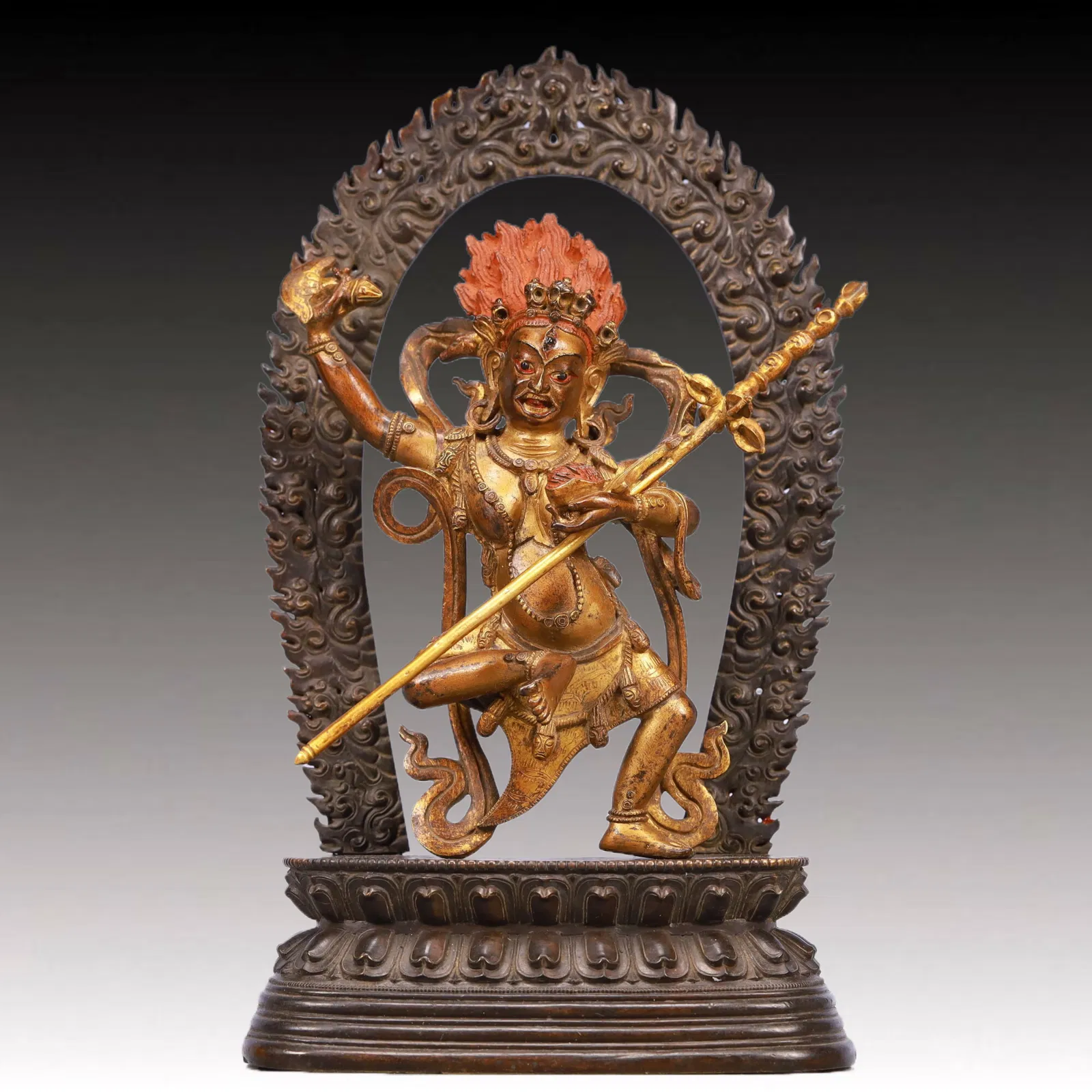 A Solemn A Rare Statue of Chakrasamvara