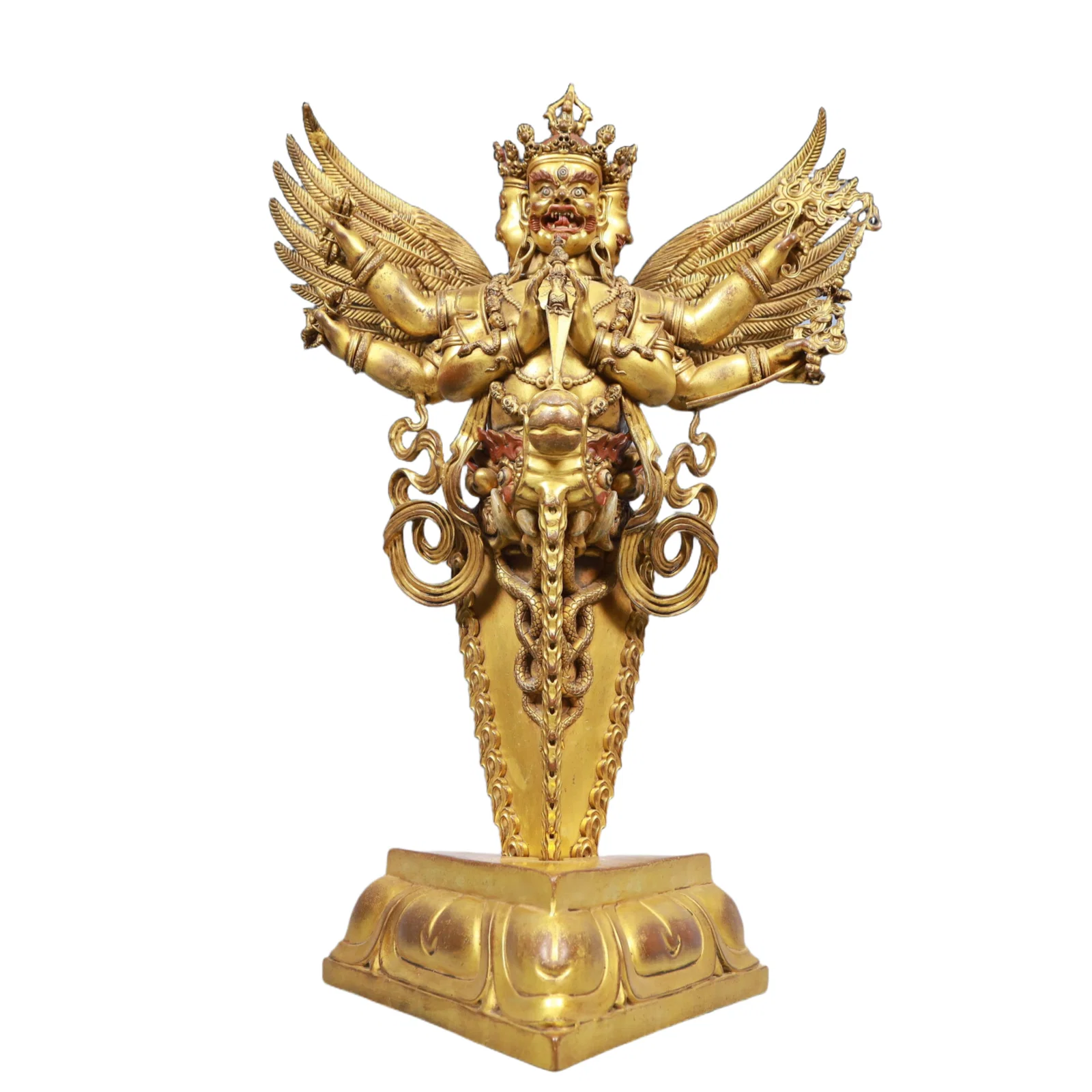 A Solemn Gilt Bronze Vajry Pestle