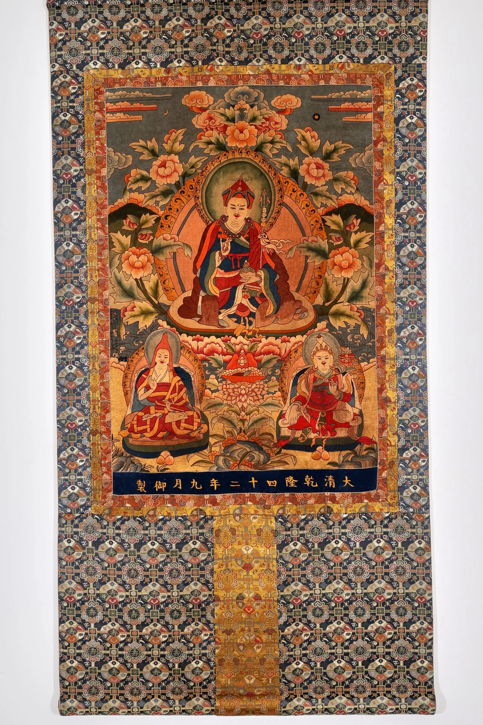 A THANGKA OF GURU RINPOCHE (PADMASAMBHAVA)