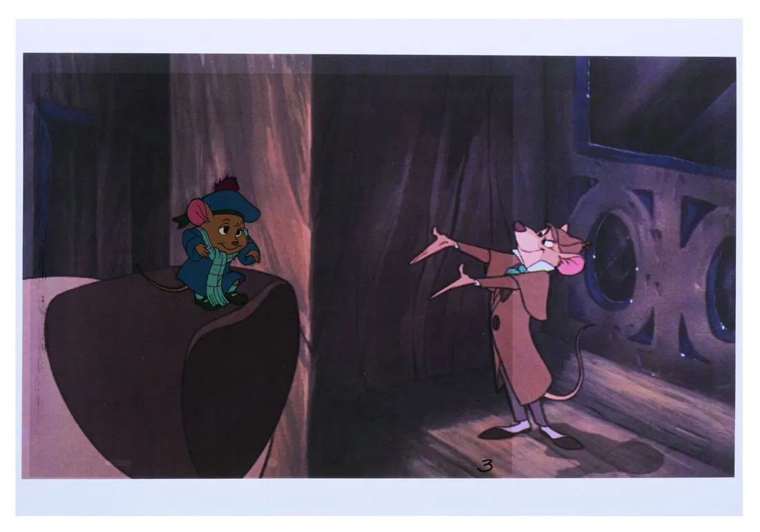 A "The Great Mouse Detective" Original Production Cel.