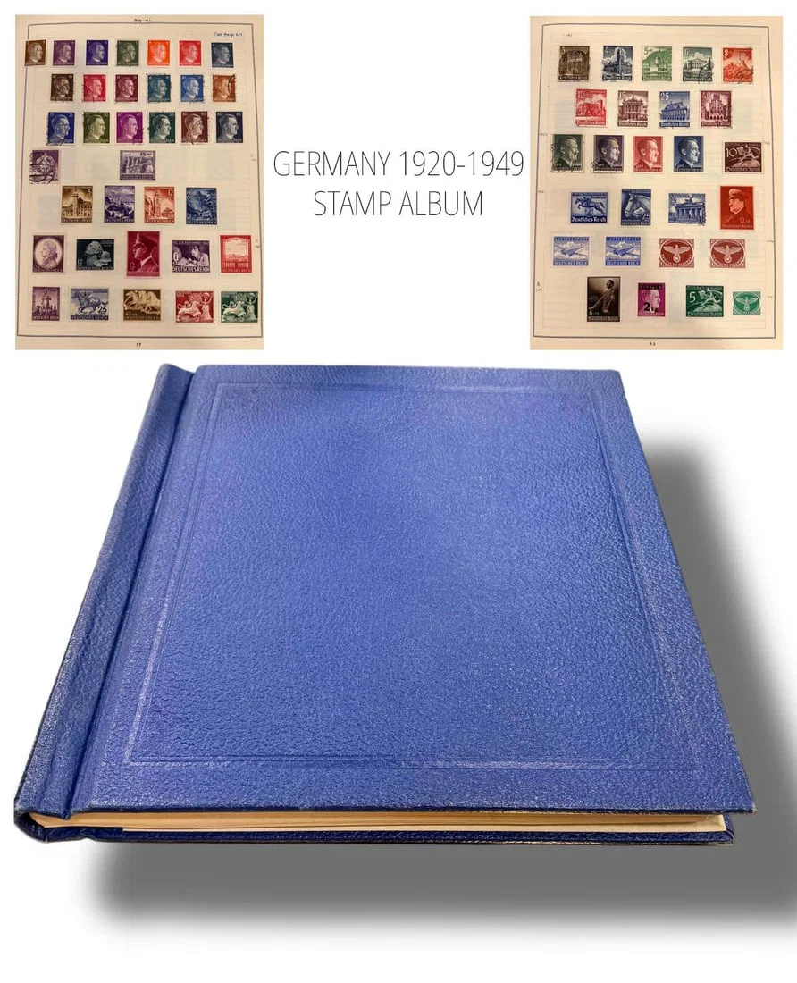 A Valuable 20th C. German Stamps Album, Circa 1920-49