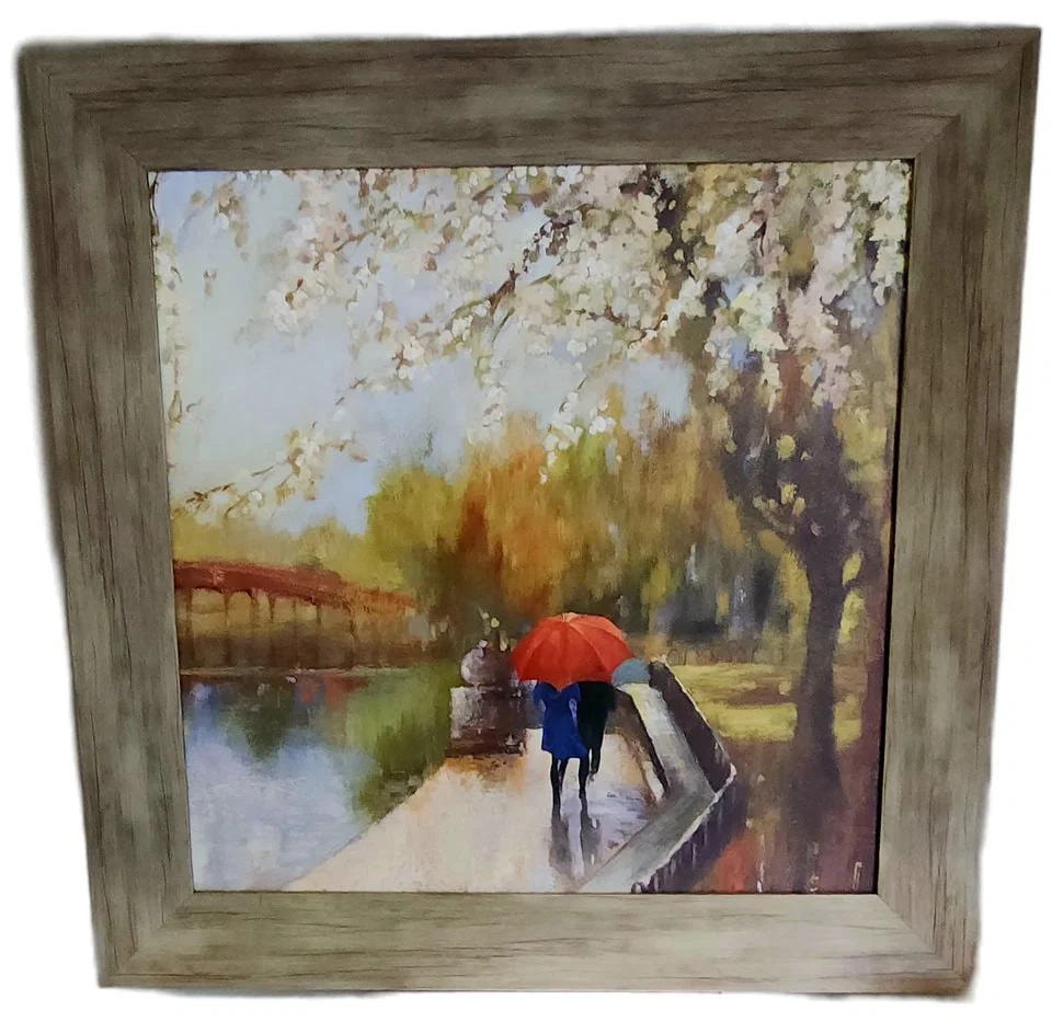 A Walk in the Park by Aimee Wilson.. oil painting reproduction on board of this iconic work.