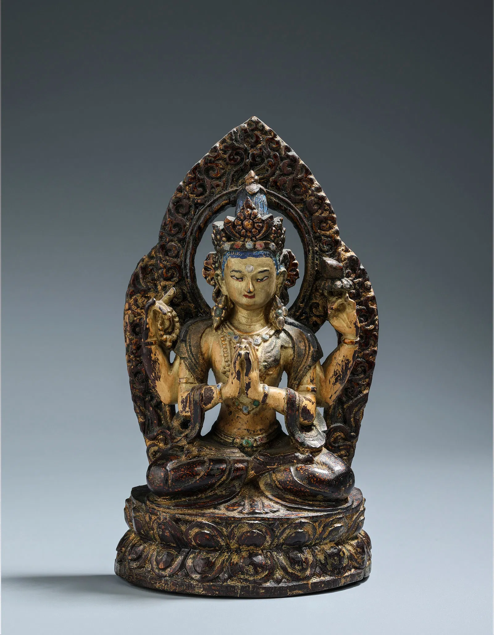 A Wooden Guanyin Qing Dynasty Kangxi Period 1661-1722