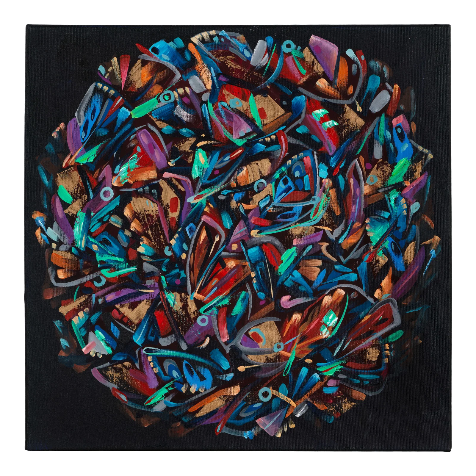 A Yatika Starr Fields painting, 'Butterfly Survival,' 2017