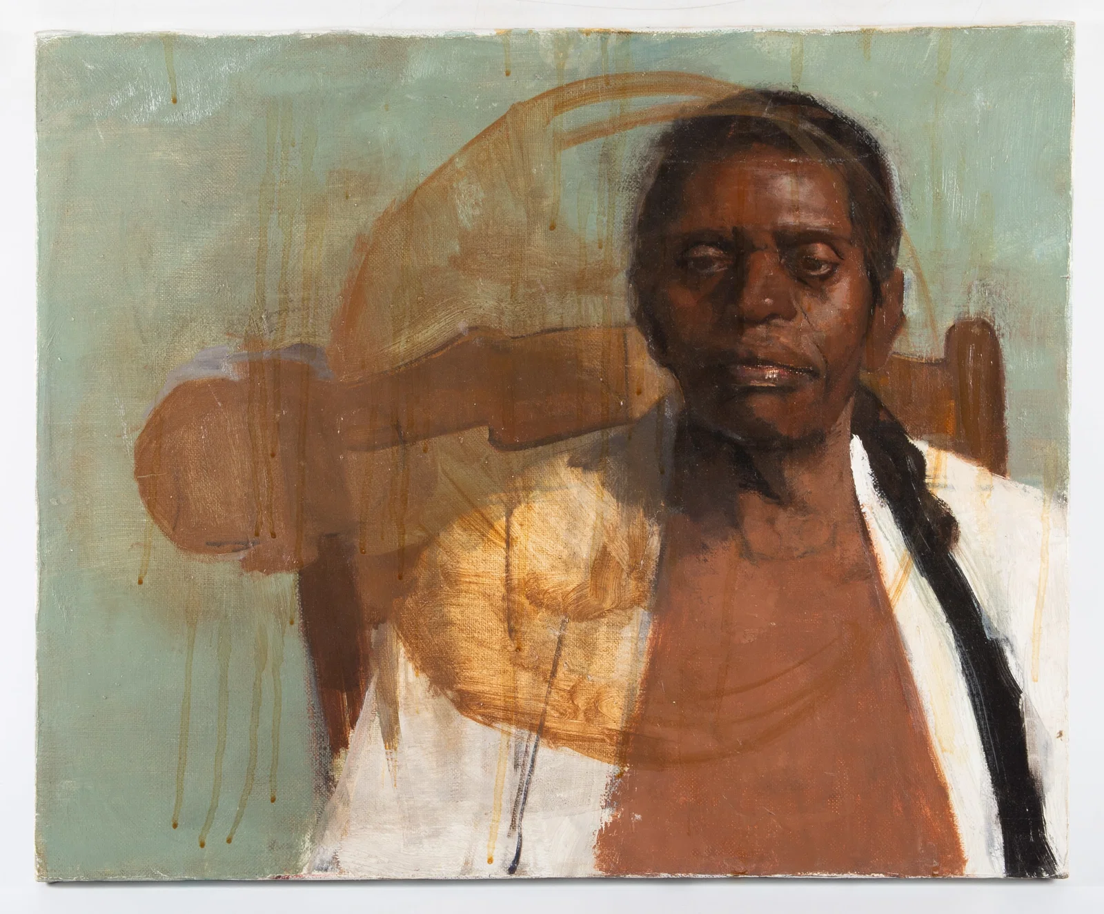 ABSTRACT ARTIST DEMONSTRATION PAINTING