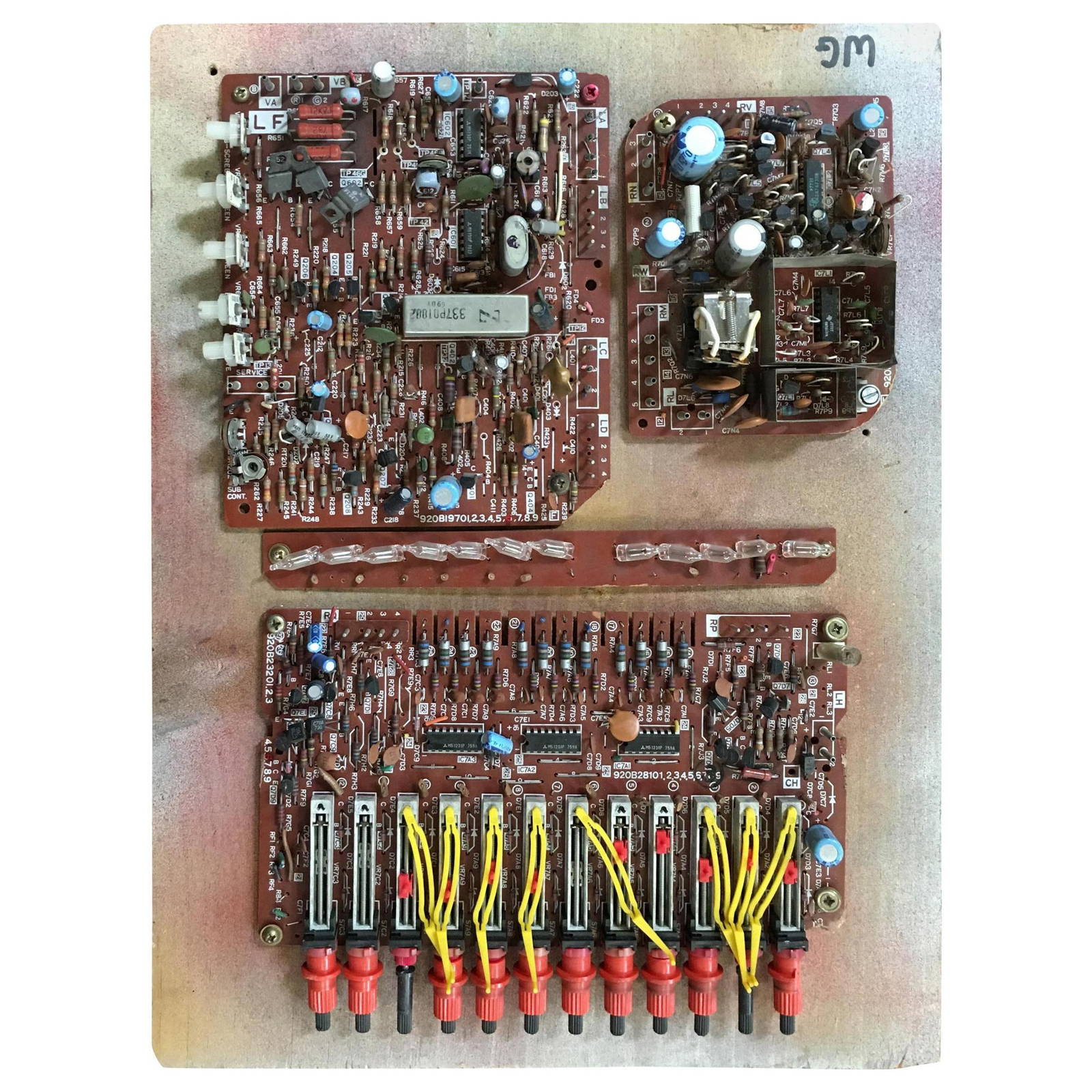 Abstract "Electronic Spaghetti" Artography Wall Sculpture by Pasqual Bettio
