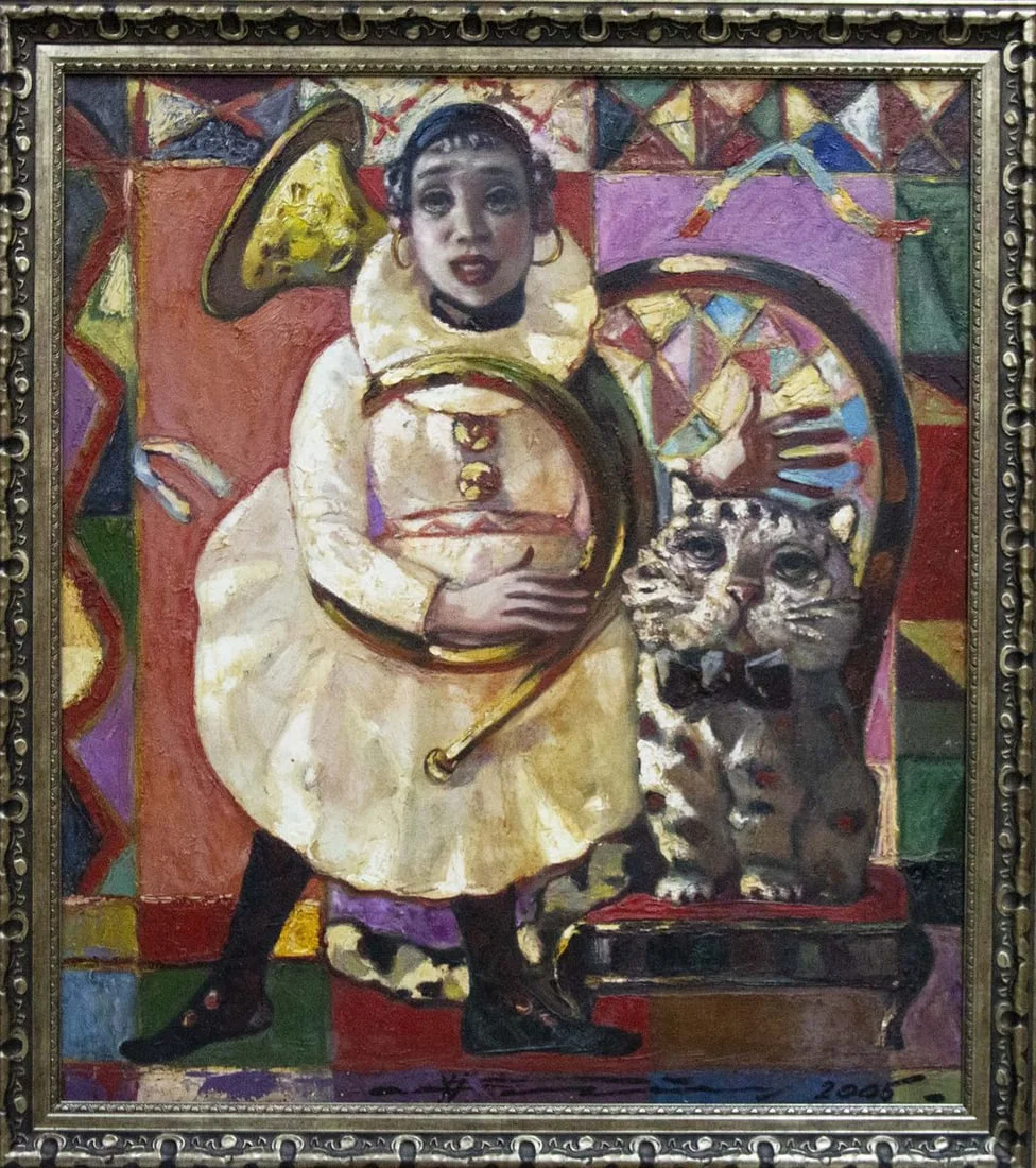 Abstract oil painting Actors Prokopenko Nikolay Nikolaevich