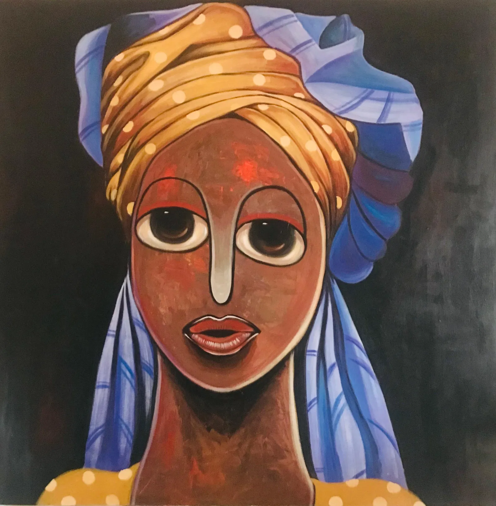 Achike Miracle Anayo, Aisha - 21st Century, Contemporary, Figurative. Neo-Expressionism, Africa,